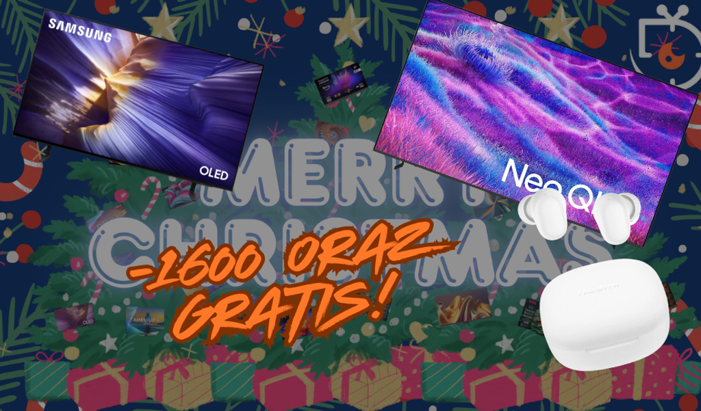 Mega promocja na Samsung QN80F 100″ – zgarnij 1600 zł rabatu z akcją „50 zł za każde 500 zł” i odbierz telewizor Samsung S90F 42″ w prezencie. Sprawdź, jak obniżyć cenę dzięki Xiaomi Redmi Buds 6 Play.