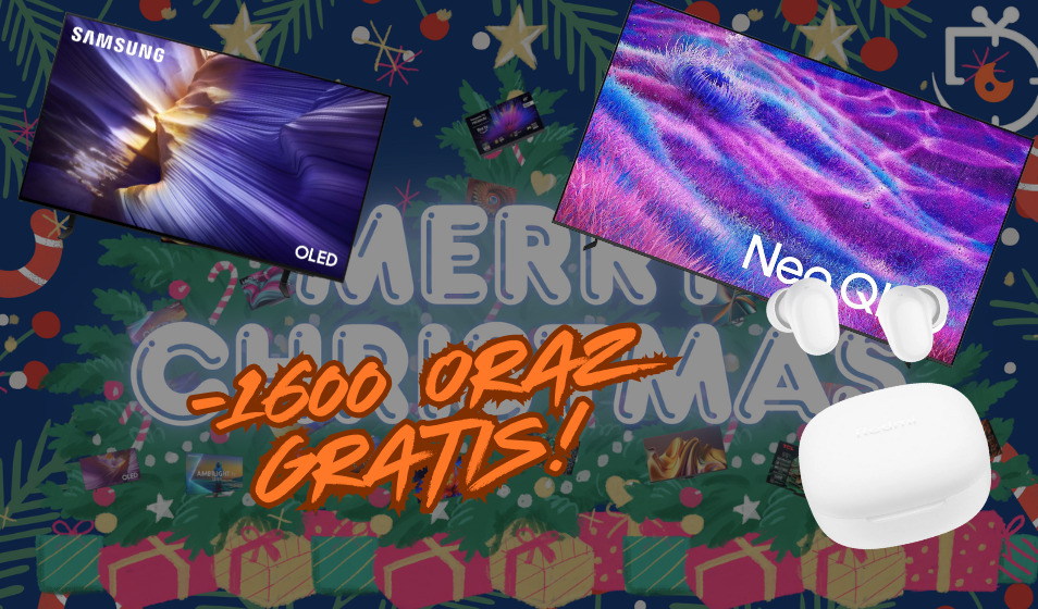 Mega promocja na Samsung QN80F 100″ – zgarnij 1600 zł rabatu z akcją „50 zł za każde 500 zł” i odbierz telewizor Samsung S90F 42″ w prezencie. Sprawdź, jak obniżyć cenę dzięki Xiaomi Redmi Buds 6 Play.