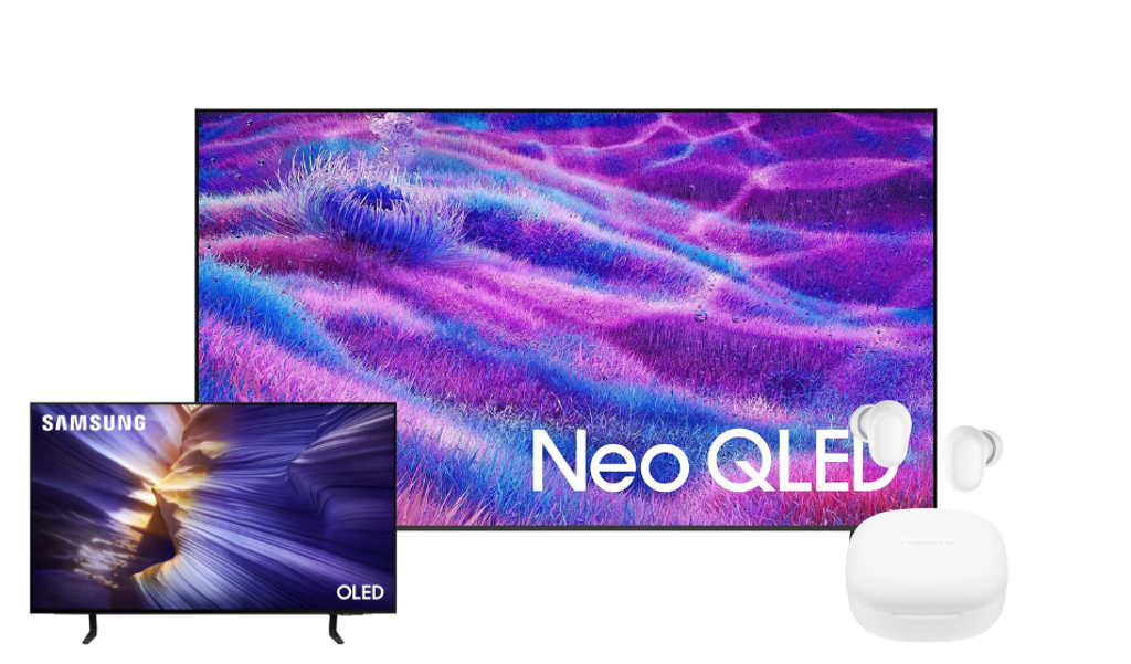 Kup Samsung QN80F 100″ i zgarnij OLED-a 42″ w gratisie! Dołóż do koszyka Redmi Buds 6 Play, aktywuj rabat 1600 zł i skorzystaj z jednej z najlepszych promocji RTV w 2025 roku.