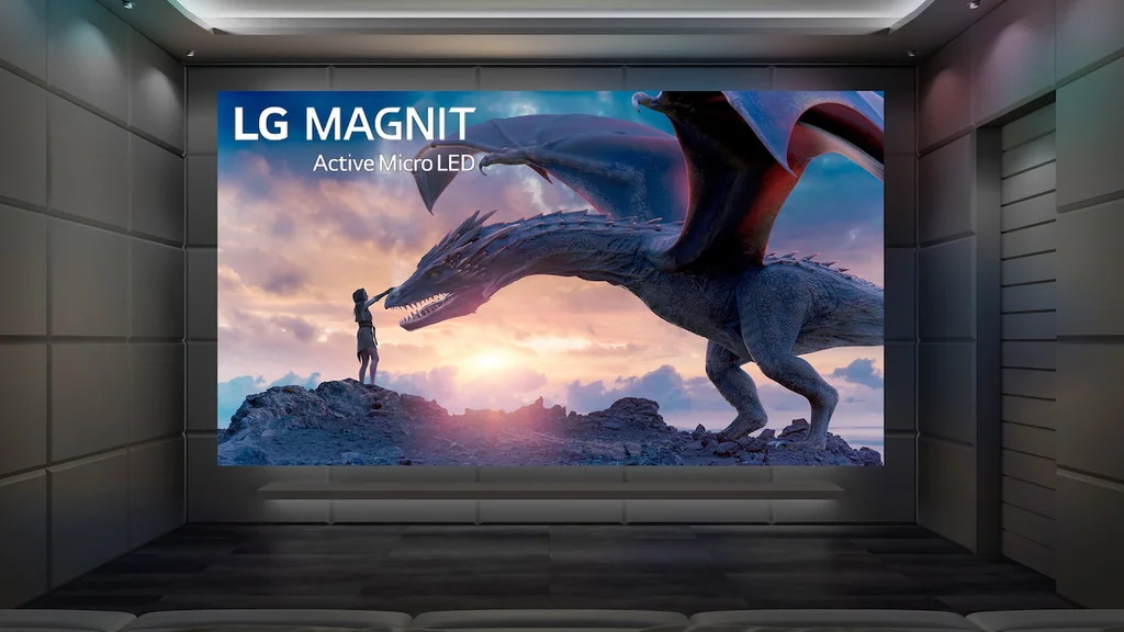 LG Magnit Active Micro LED debiutuje w USA – 136-calowy gigant z technologią Active Matrix, kontrastem 1 000 000:1 i odświeżaniem 144 Hz. Sprawdzamy, czym MicroLED wyprzedza OLED i dlaczego to telewizor dla absolutnej elity.