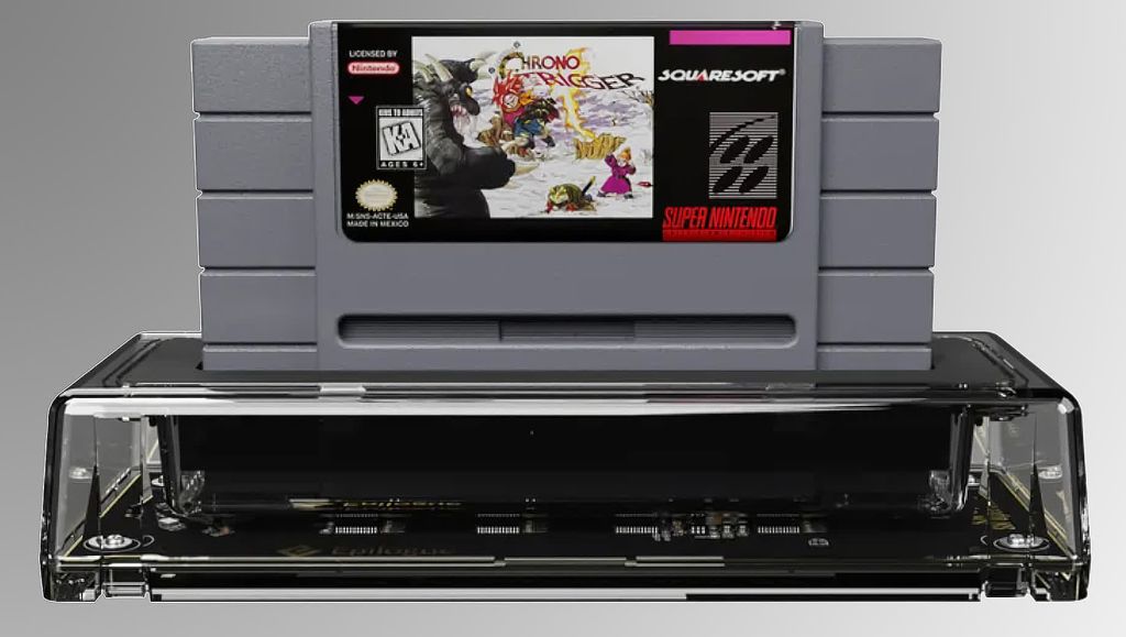 Epilogue’s SN Operator lets you bring physical Super Nintendo games to PC, Mac, and Steam Deck. The device allows you to back up cartridges and save files, offering a convenient way to emulate classic SNES titles.