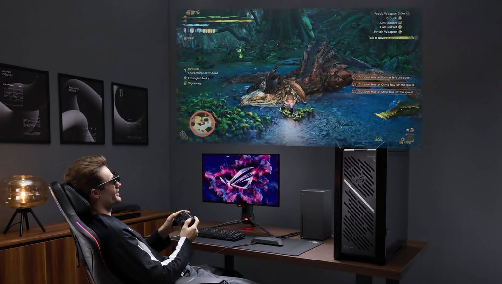 Asus Xreal R1 are new micro-OLED gaming glasses offering a 117-inch virtual screen and up to 240 Hz refresh rate. We take a closer look at whether they can replace a traditional gaming monitor or TV.
