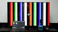 Review TCL MQLED85 / C765 Appearance of the TV