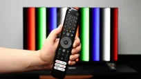 Review TCL MQLED85 / C765 Appearance of the TV