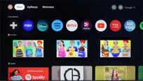 Review TCL MQLED85 / C765 Appearance of the TV