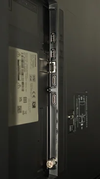Review Samsung DU8002 (IPS) Appearance of the TV