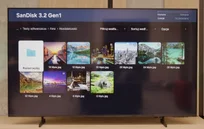 Review Samsung U8000F (IPS) Appearance of the TV