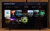 Review Samsung U8000F (VA) Appearance of the TV