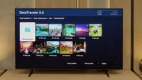 Review Samsung S85F OLED Appearance of the TV