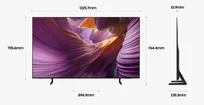 Der neue Samsung S85F ist ein 120 Hz OLED mit elegantem, minimalistischem Design und einer modernen Fernbedienung, die mit einer „AI“-Taste ausgestattet ist. Das Modell unterstützt HDMI 2.1, FreeSync und läuft auf dem aktualisierten Tizen 2025 System. Auf dem Bild ist die schlanke Bauweise und die hohe Verarbeitungsqualität zu sehen – ist das der neue König der OLED-Fernseher?