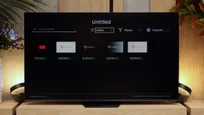 Test Hisense UR8S Wygląd telewizora