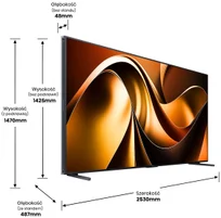  Ponad 2,5 metra szerokości, 1,5 metra wysokości i 85 kg wagi – Hisense UXNQ 110” to telewizor, który wymaga solidnej ściany i przemyślanego montażu.