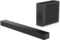 A cheap soundbar with a subwoofer and a power of 240W. One of the highest-rated budget models. Perfect for movies and TV shows.