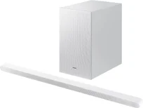 HW-S701D Super slim soundbar with Wi-Fi, AirPlay, and Chromecast. 250W of power and modern design – perfect for stylish interiors.