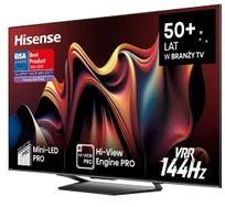 Kup Hisense 65E79NQ PRO i soundbar HS5100 – teraz aż 50% rabatu na audio 5.1 o mocy 540 W. Idealne kino domowe.