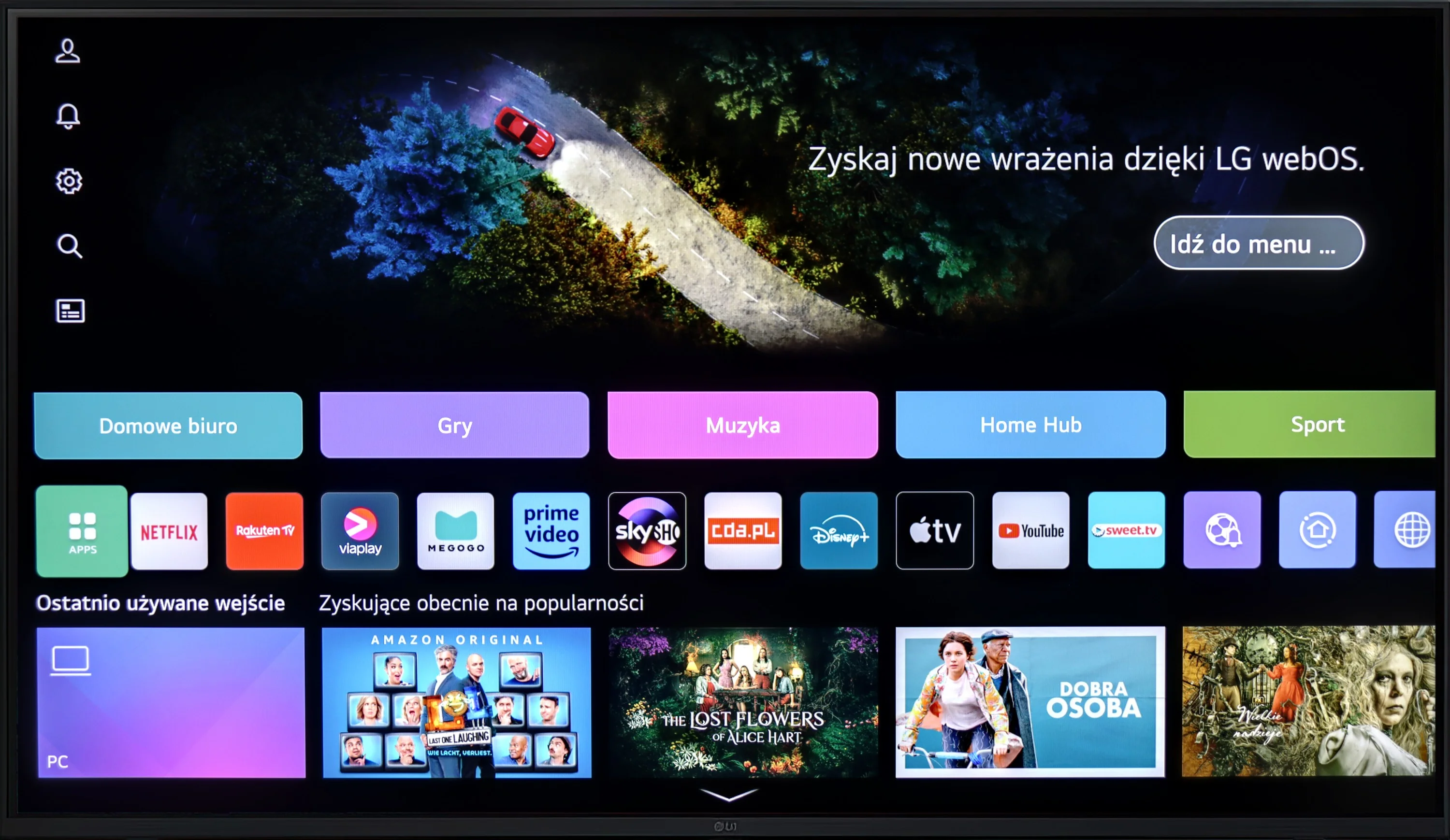 Review LG UR781 TV features
