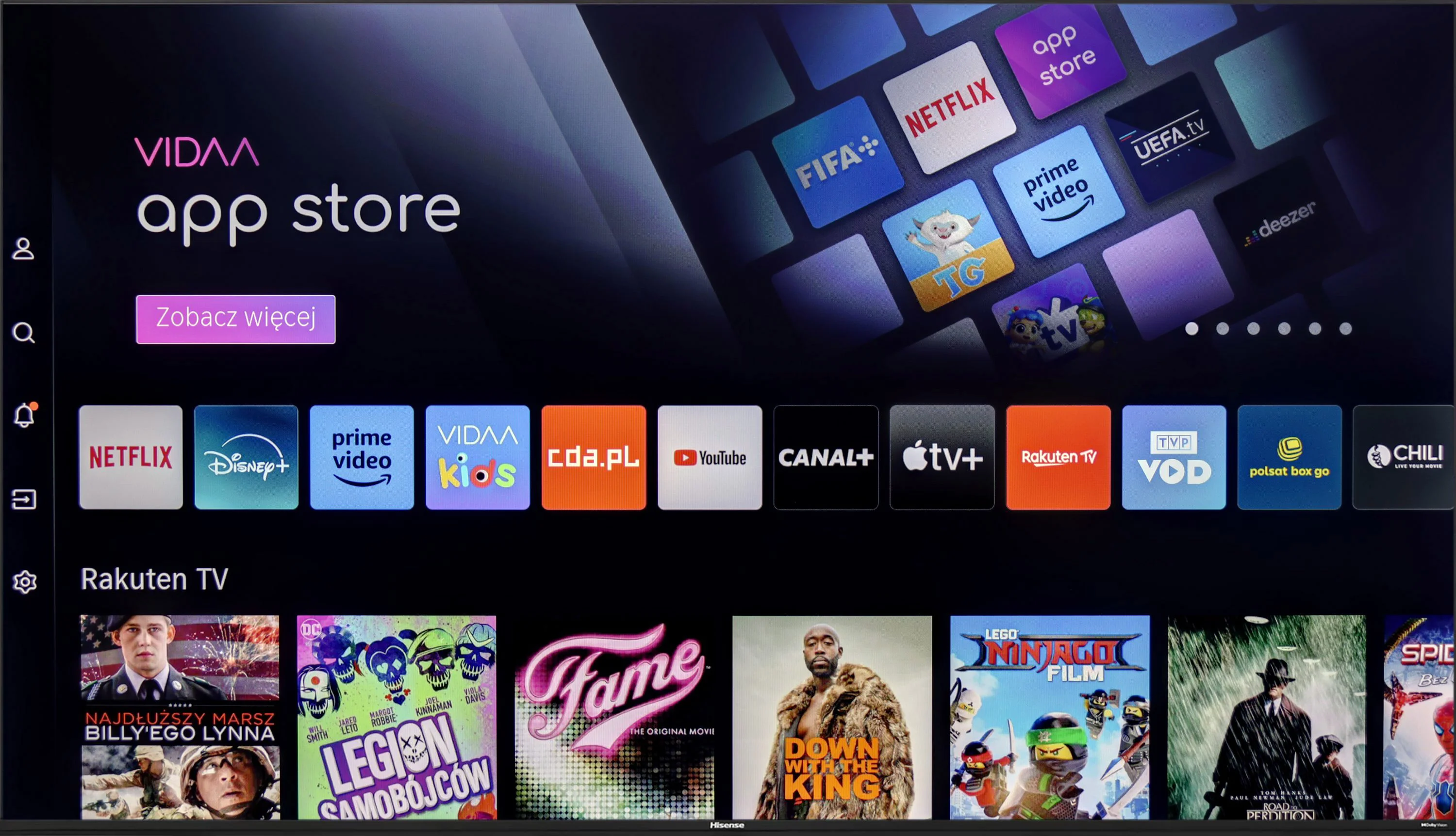 Review Hisense A6N TV features