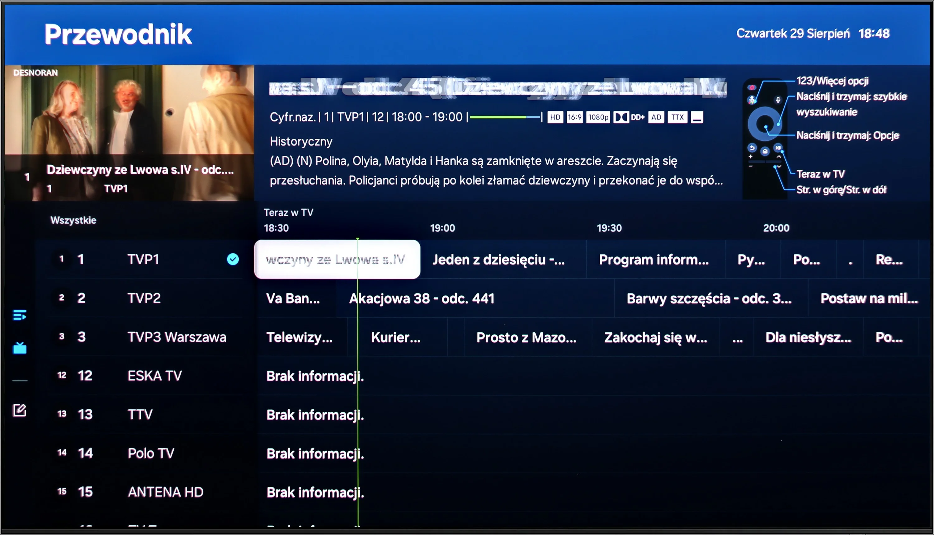 Test Samsung OLED S90D / S94D (QD-OLED) Funkcje telewizora
