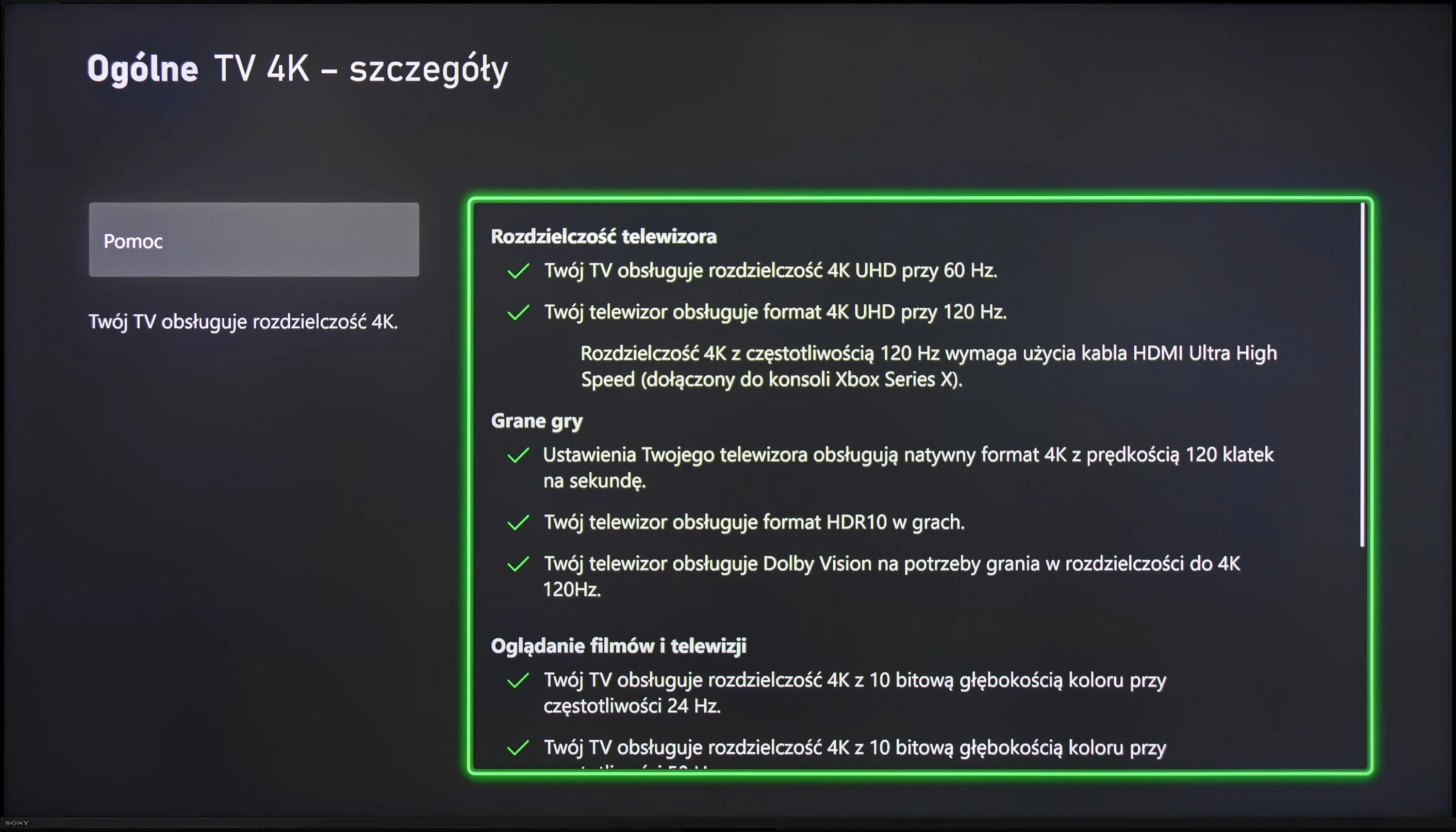 Review Sony Bravia 7 (XR70) Console compatibility and gaming features