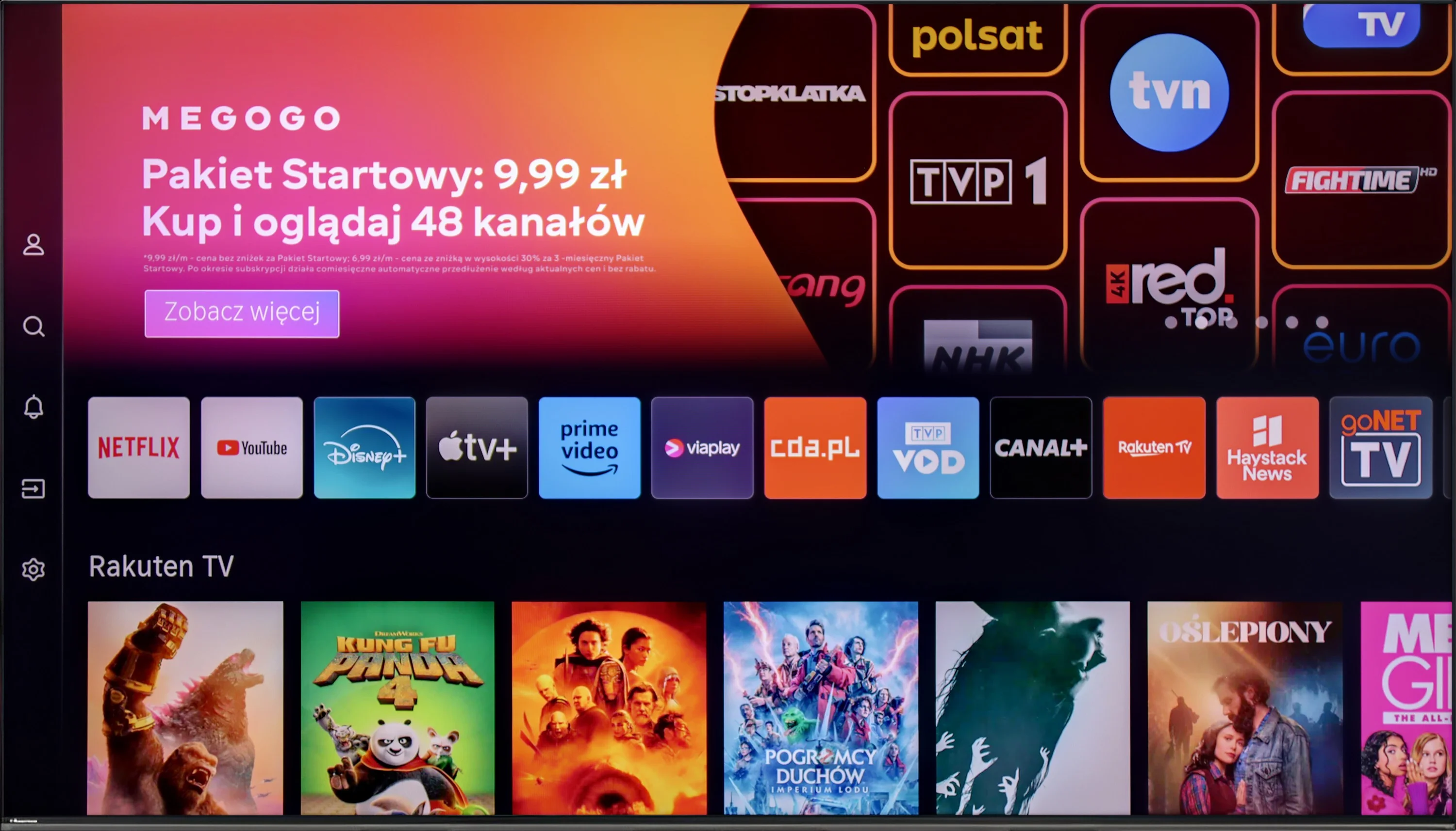 Review Hisense U7NQ Appearance of the TV