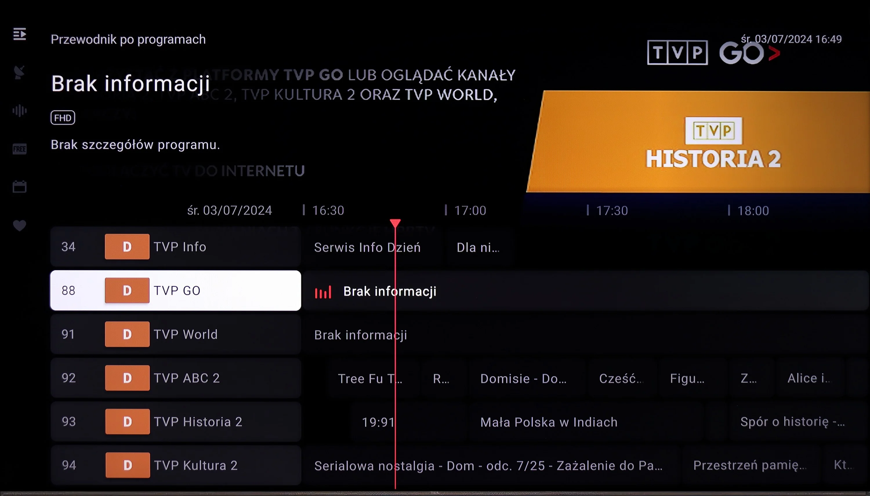 Test TCL P755 Funkcje telewizora