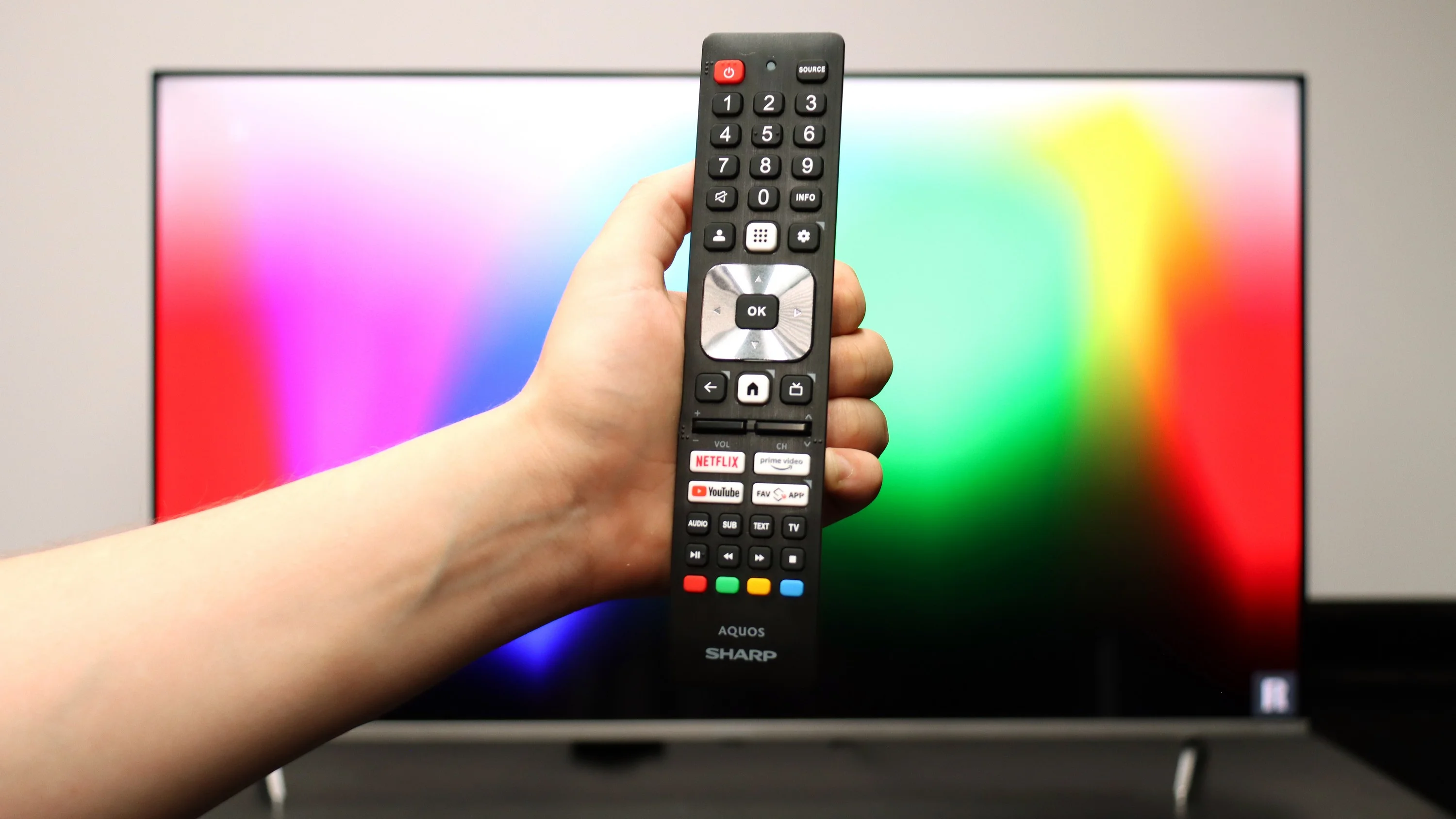 Review Sharp GP6765 Appearance of the TV