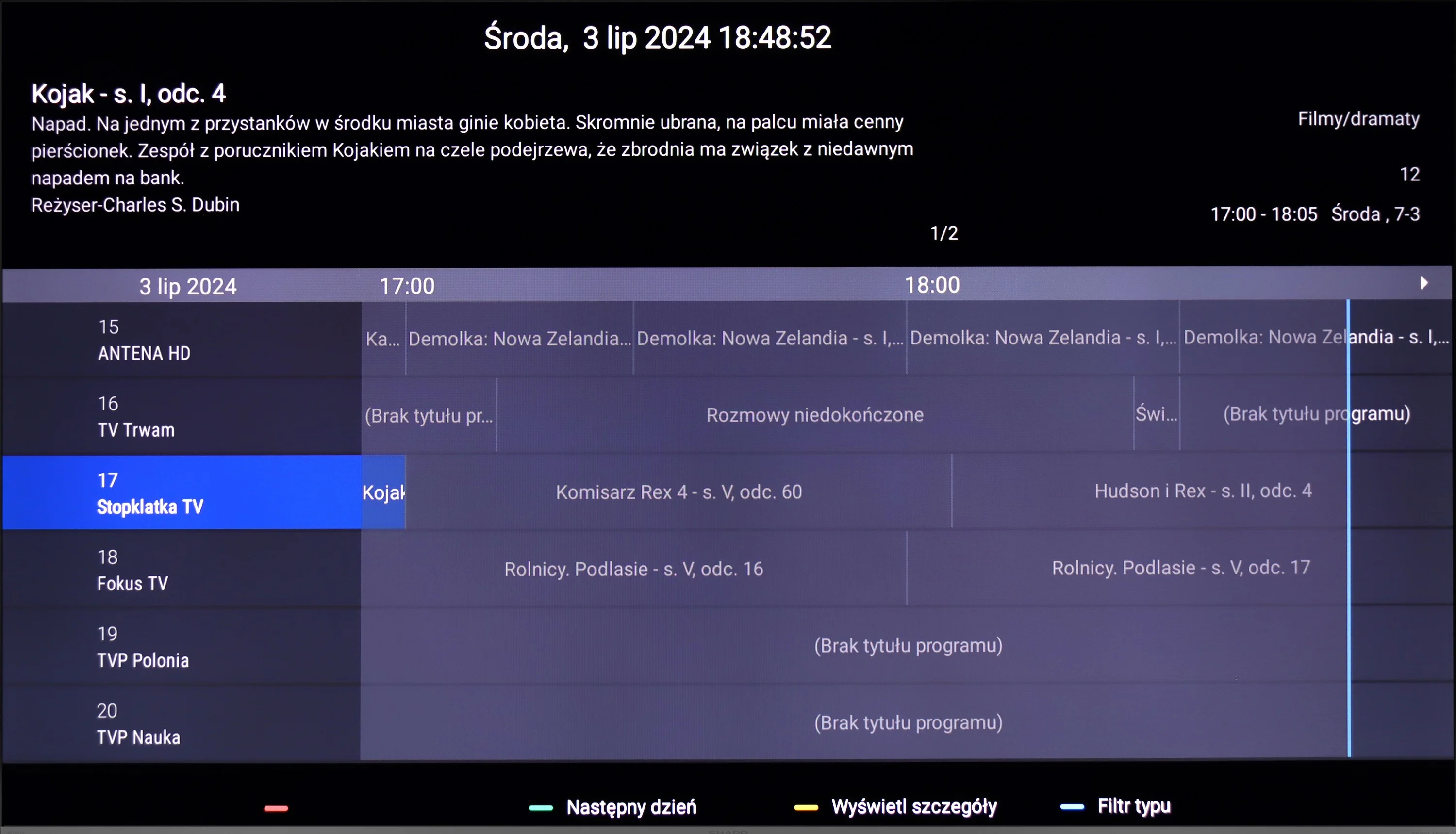 Review Sharp GP6765 Appearance of the TV