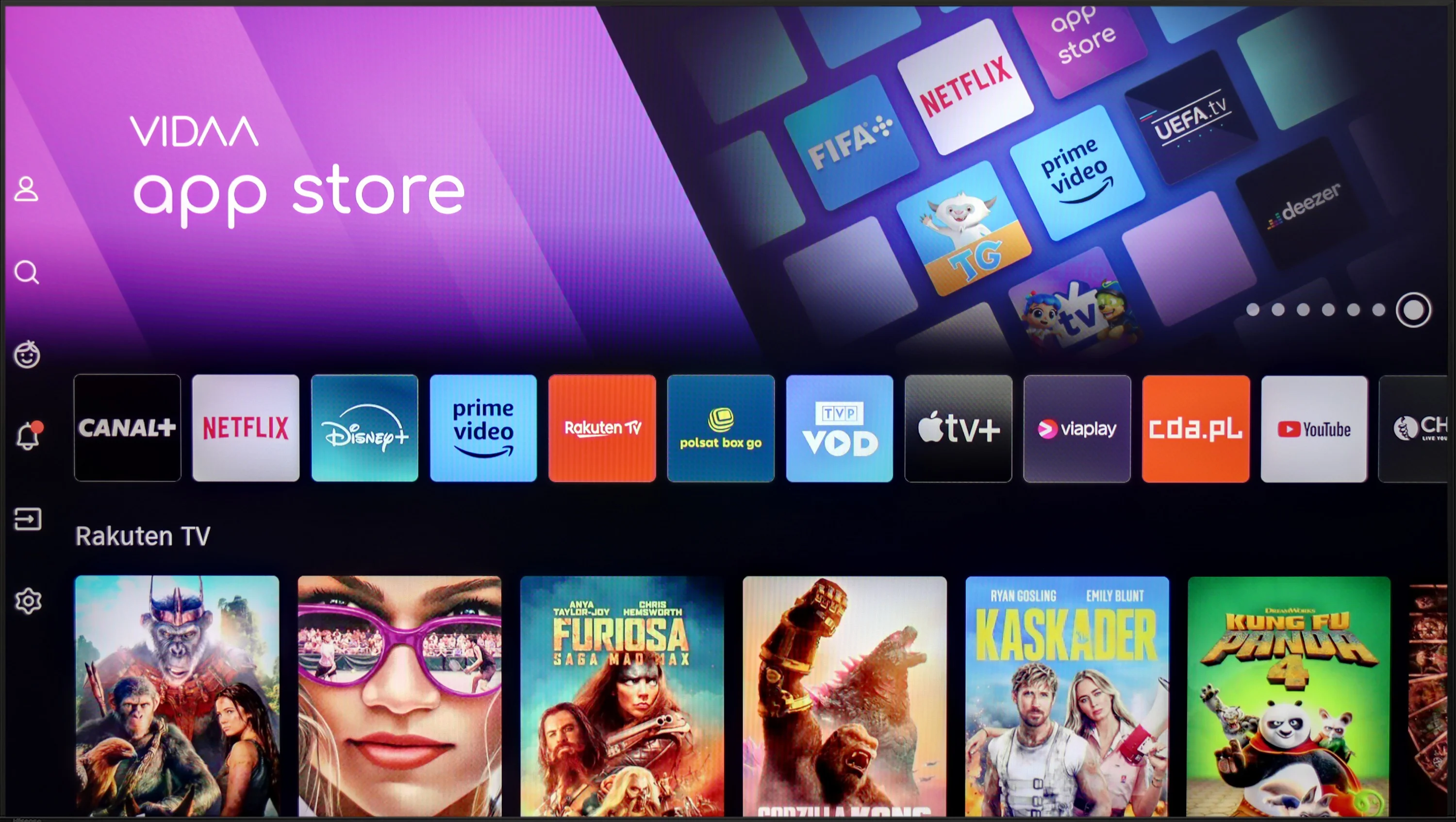 Test Hisense U8NQ Funkcje telewizora