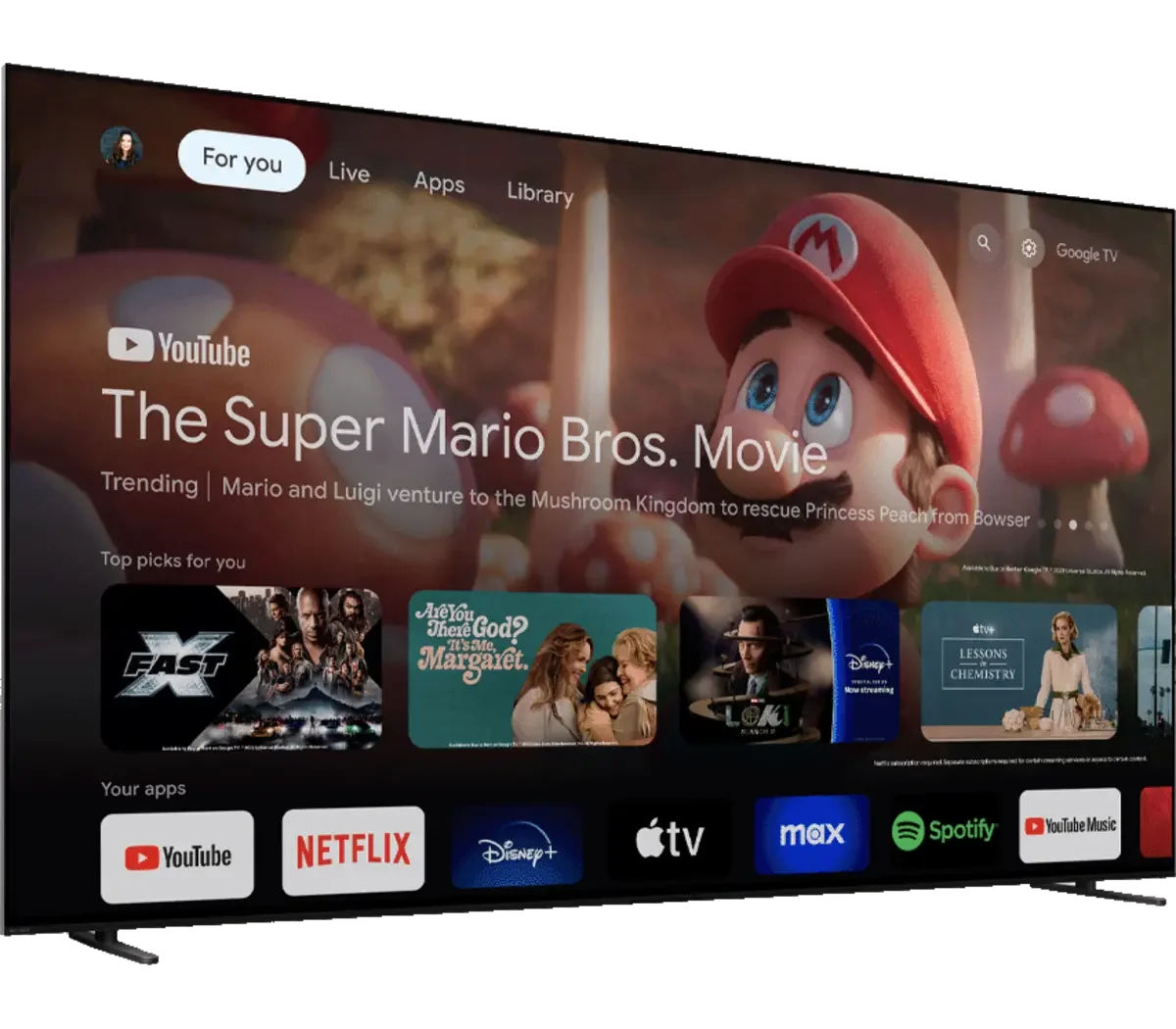 Review Sony Bravia 8 (XR80) Appearance of the TV