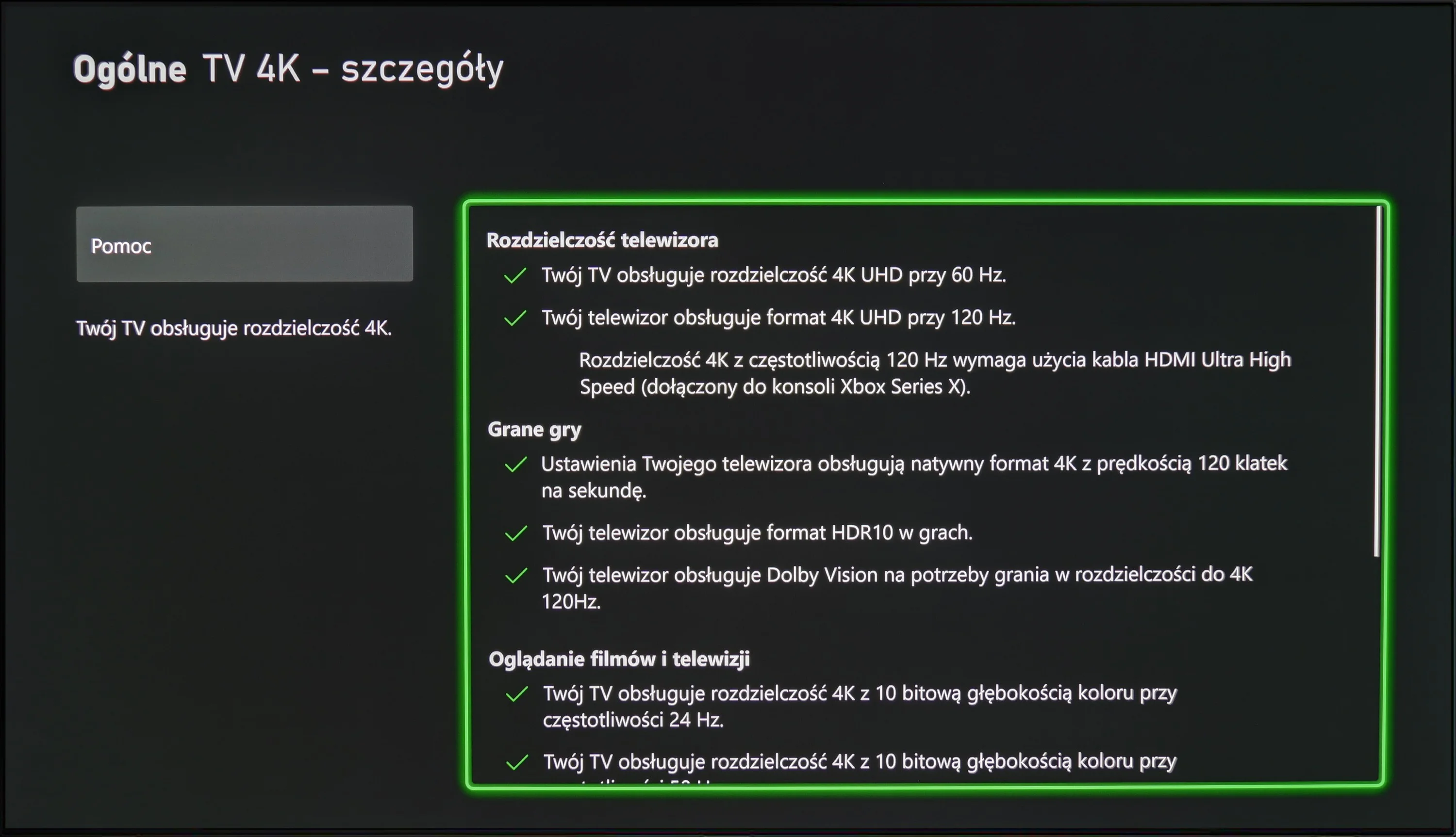 Test LG OLED B4 Funkcje dla graczy