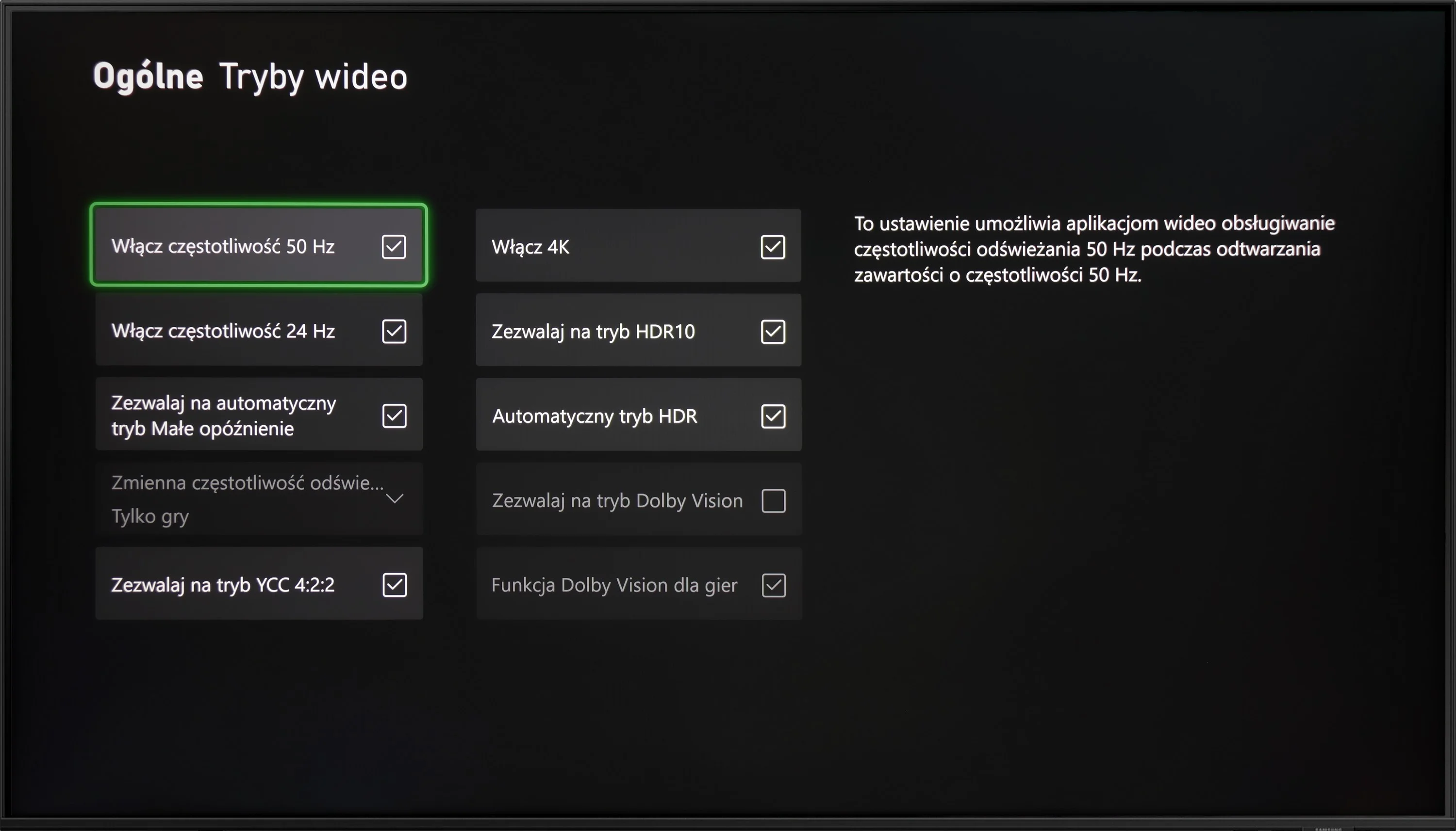Review Samsung DU8002 (IPS) Console compatibility and gaming features