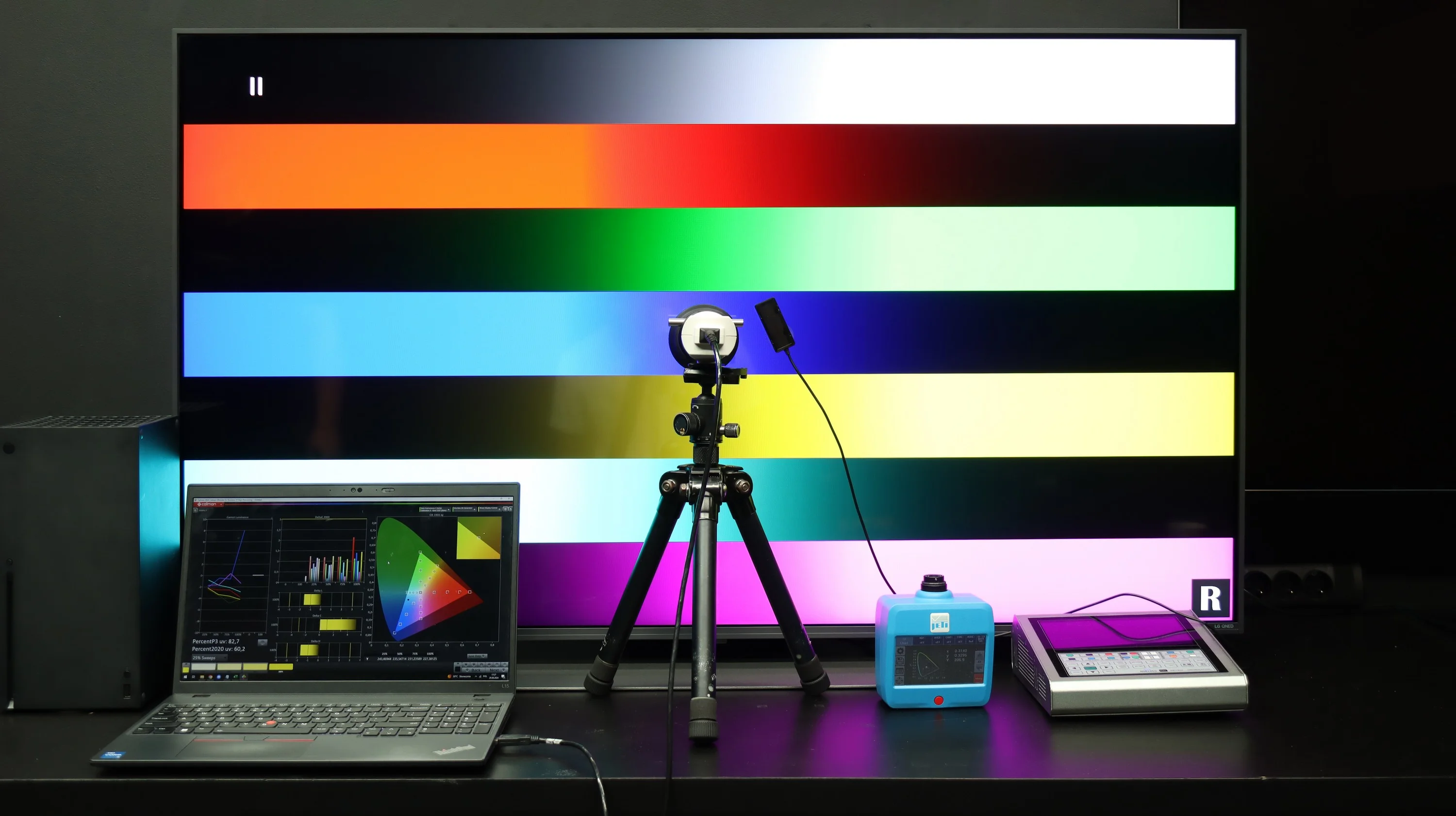 Review LG QNED87T6B Appearance of the TV