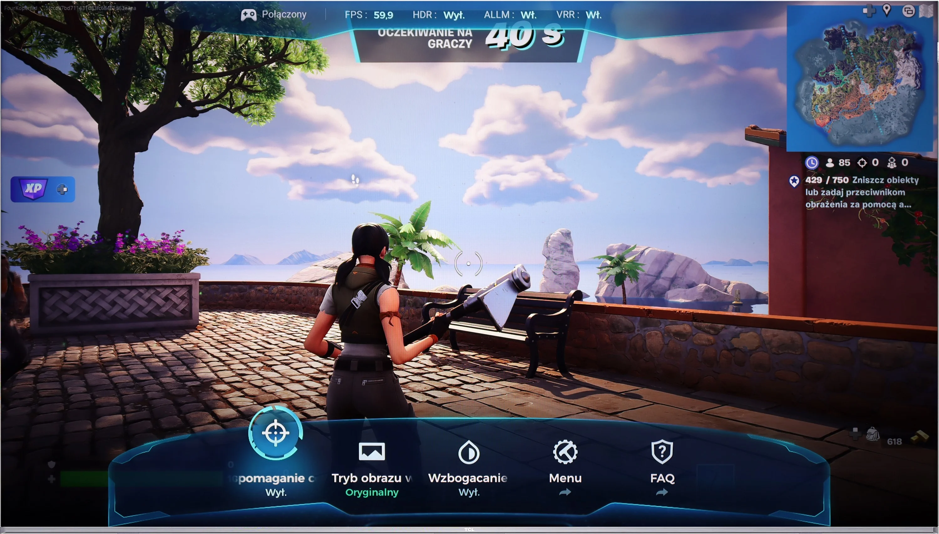Test TCL C655 / C69B  (43" - 50") Funkcje dla graczy