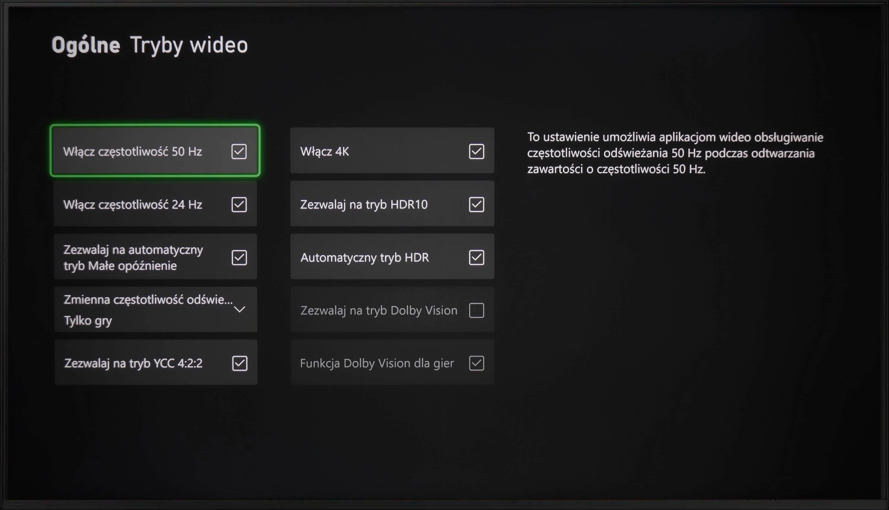 Review Samsung DU7192 (VA) Console compatibility and gaming features