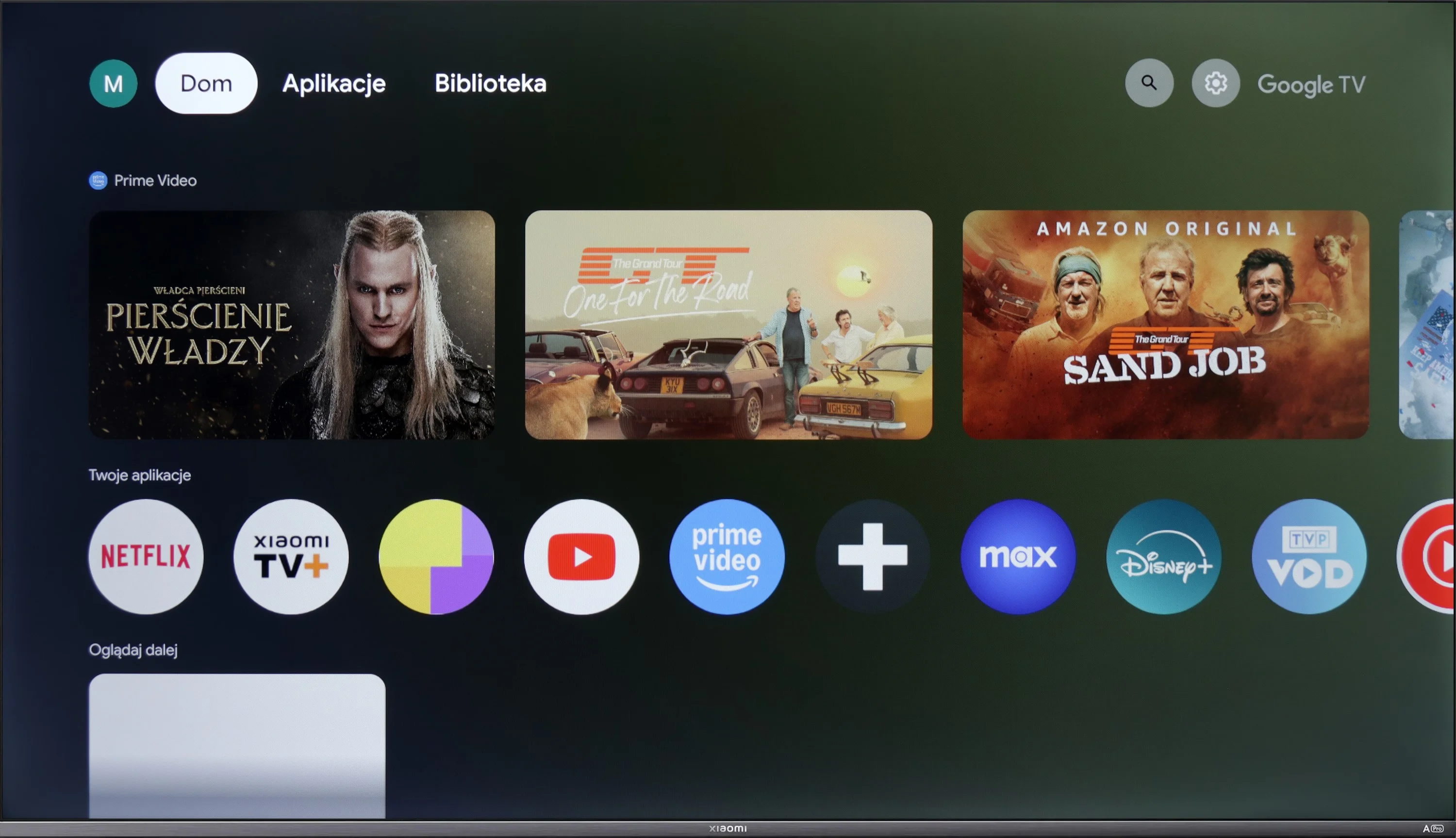 Review XIAOMI A PRO 2025 Appearance of the TV