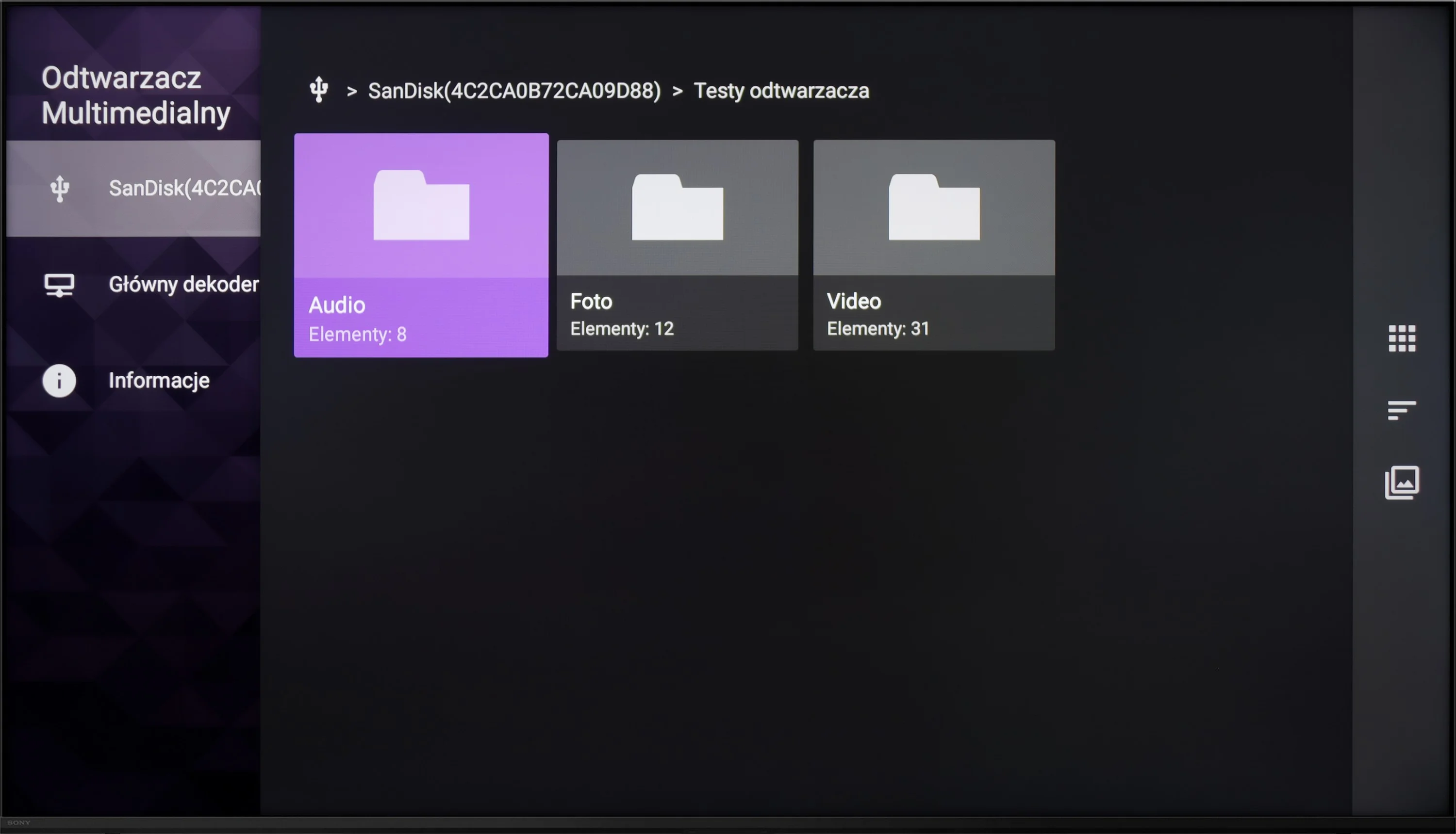 Test Sony X85L Wygląd telewizora