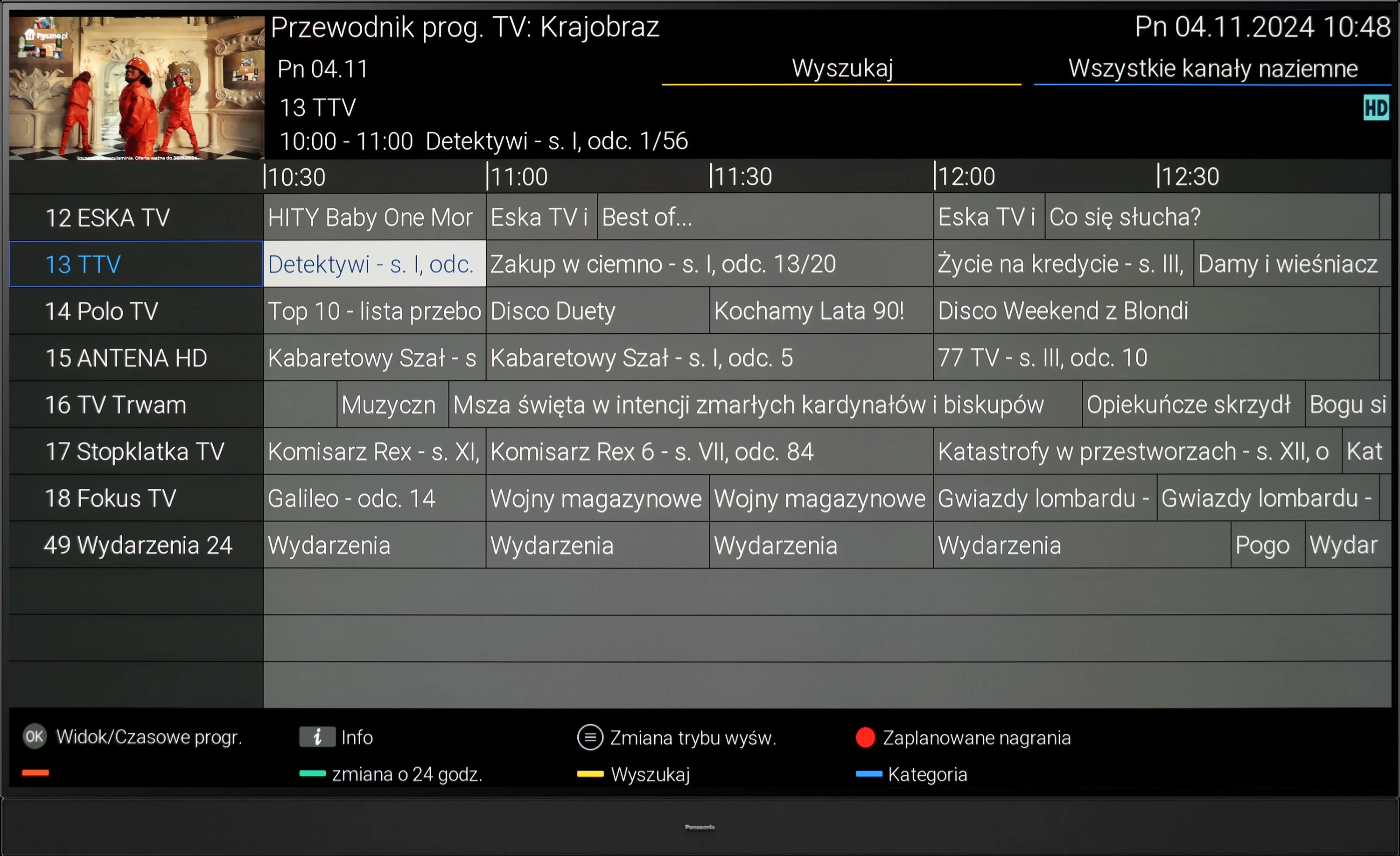 Test Panasonic Z95A Wygląd telewizora