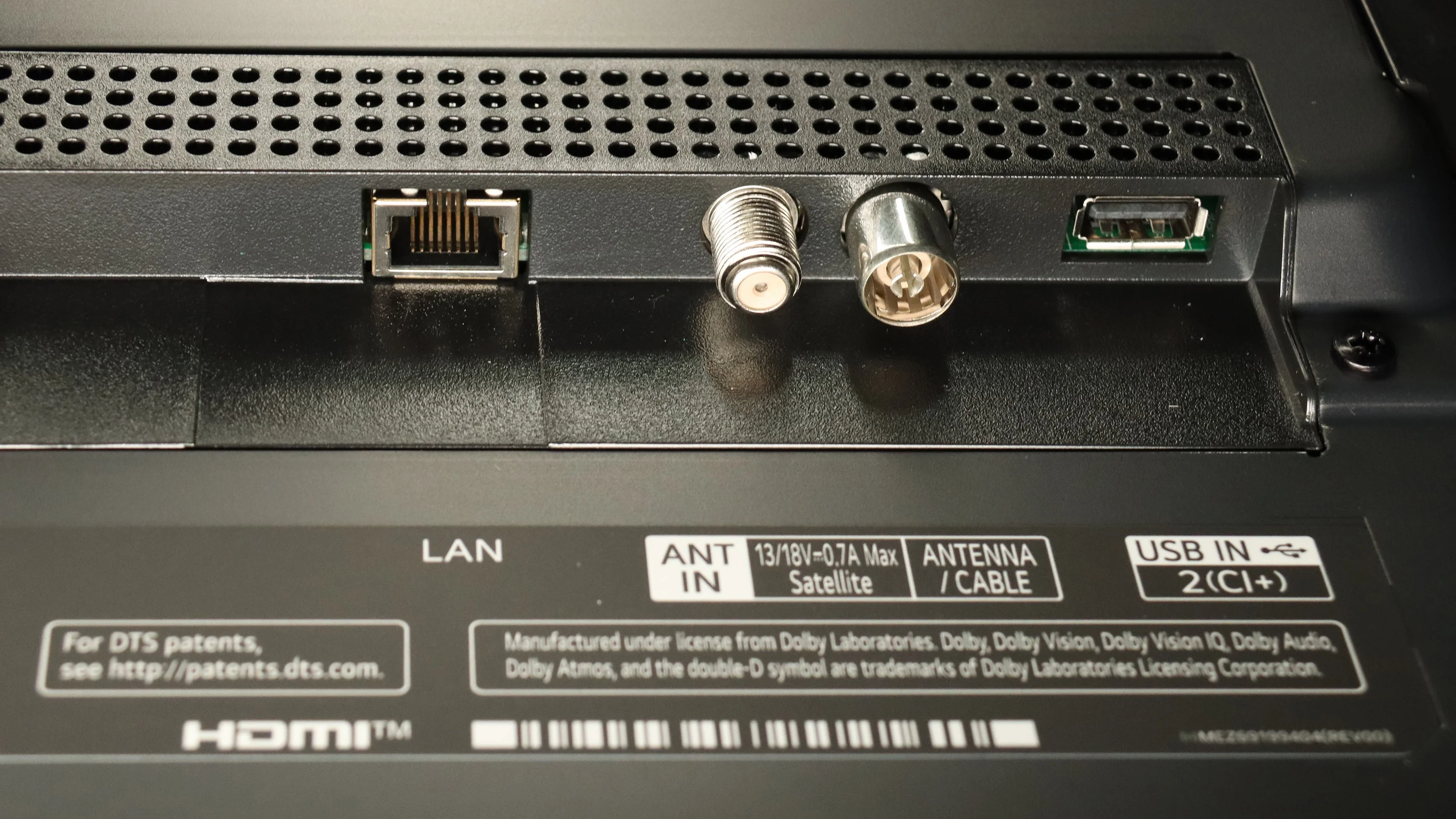 Review LG QNED91T6A Appearance of the TV