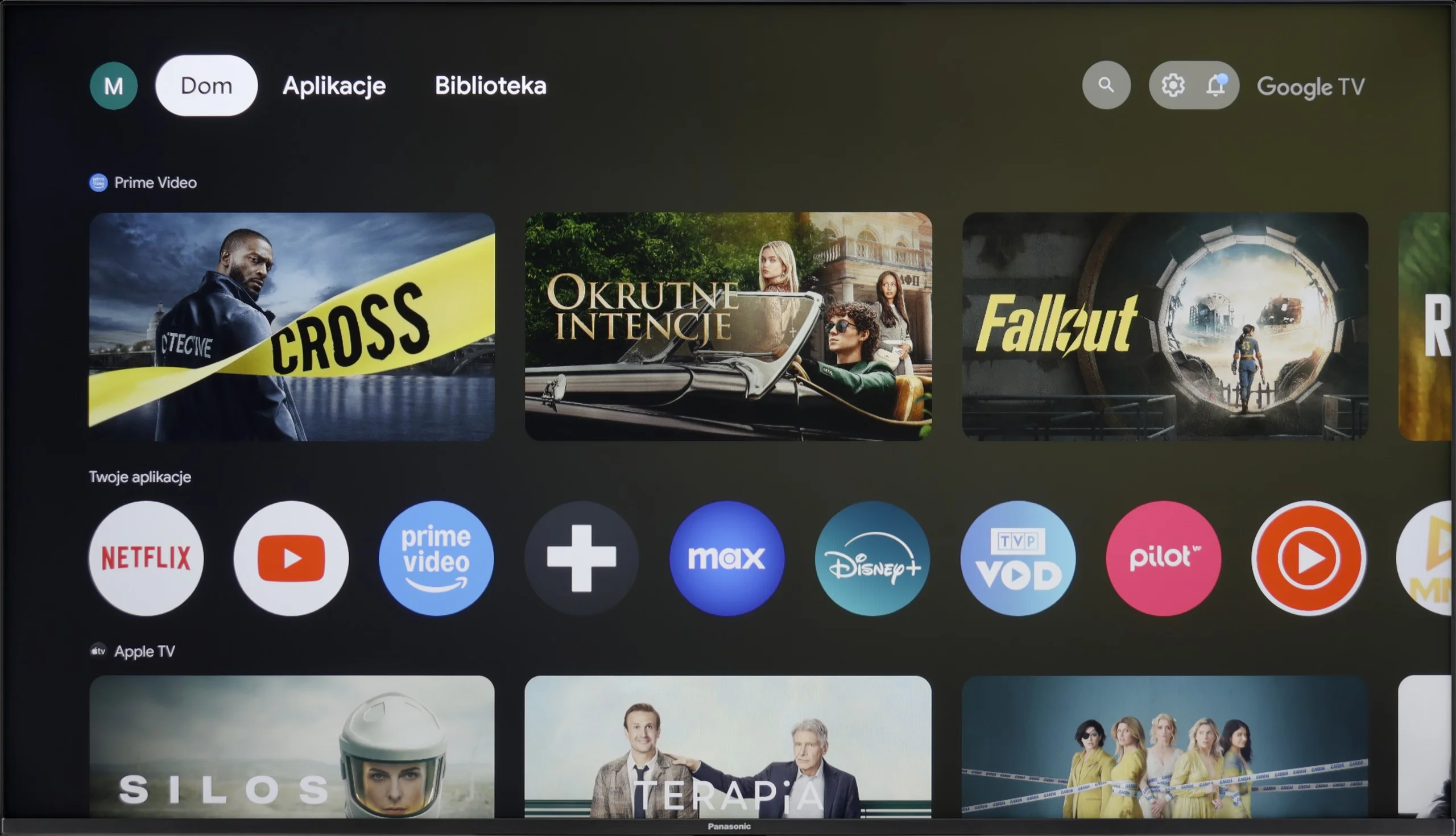 Test Panasonic W70A Funkcje telewizora