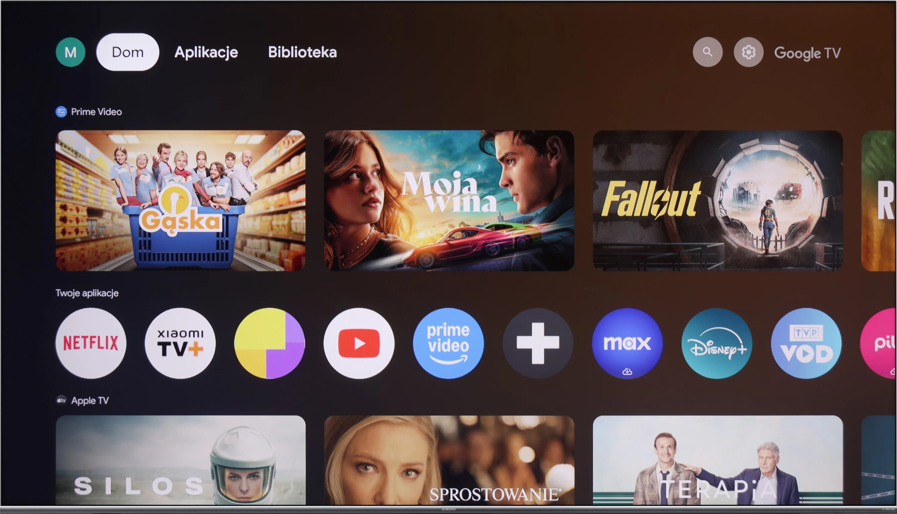 Review Xiaomi S Mini 2025 Appearance of the TV