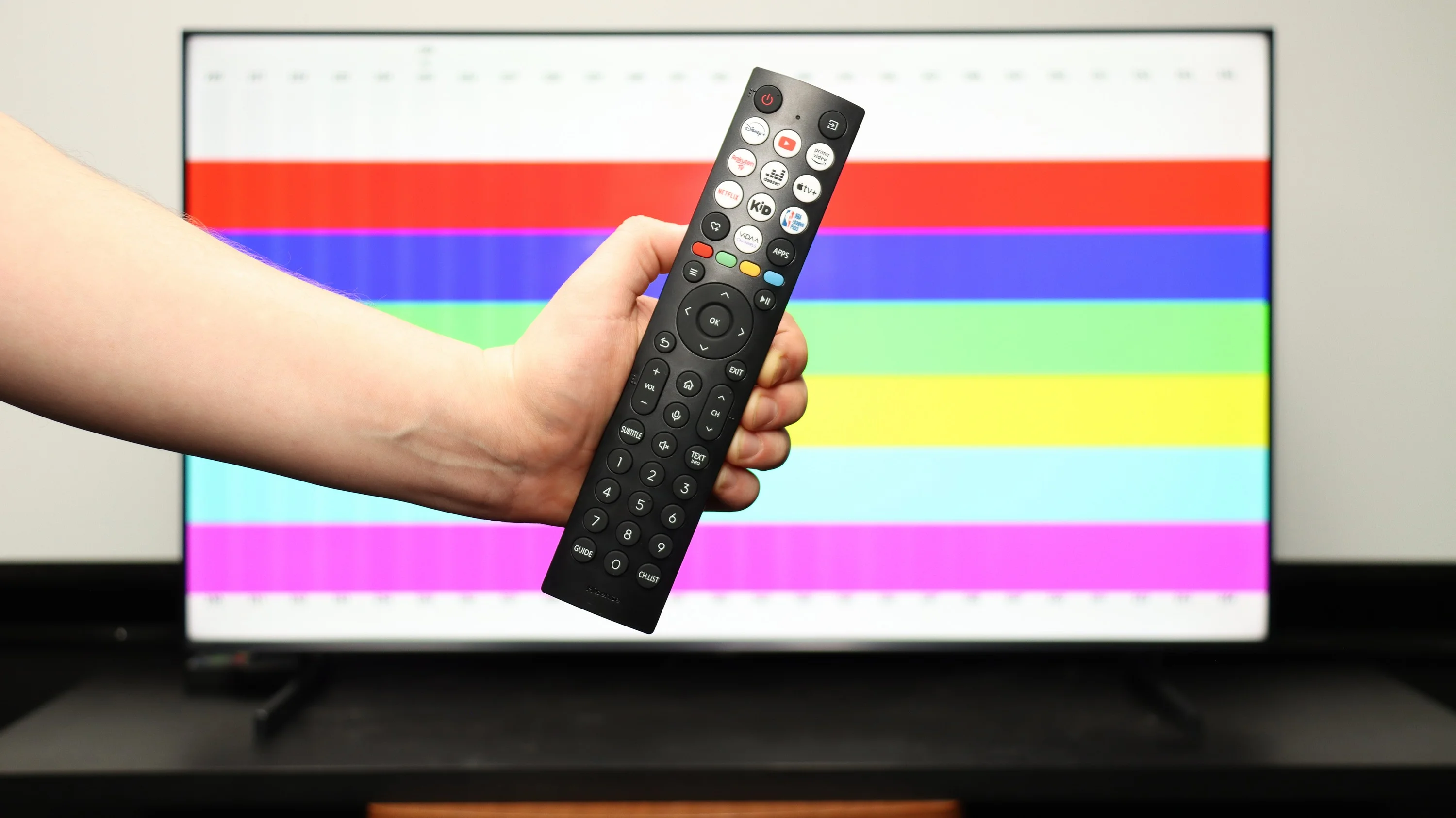 Review Hisense U6NQ Appearance of the TV