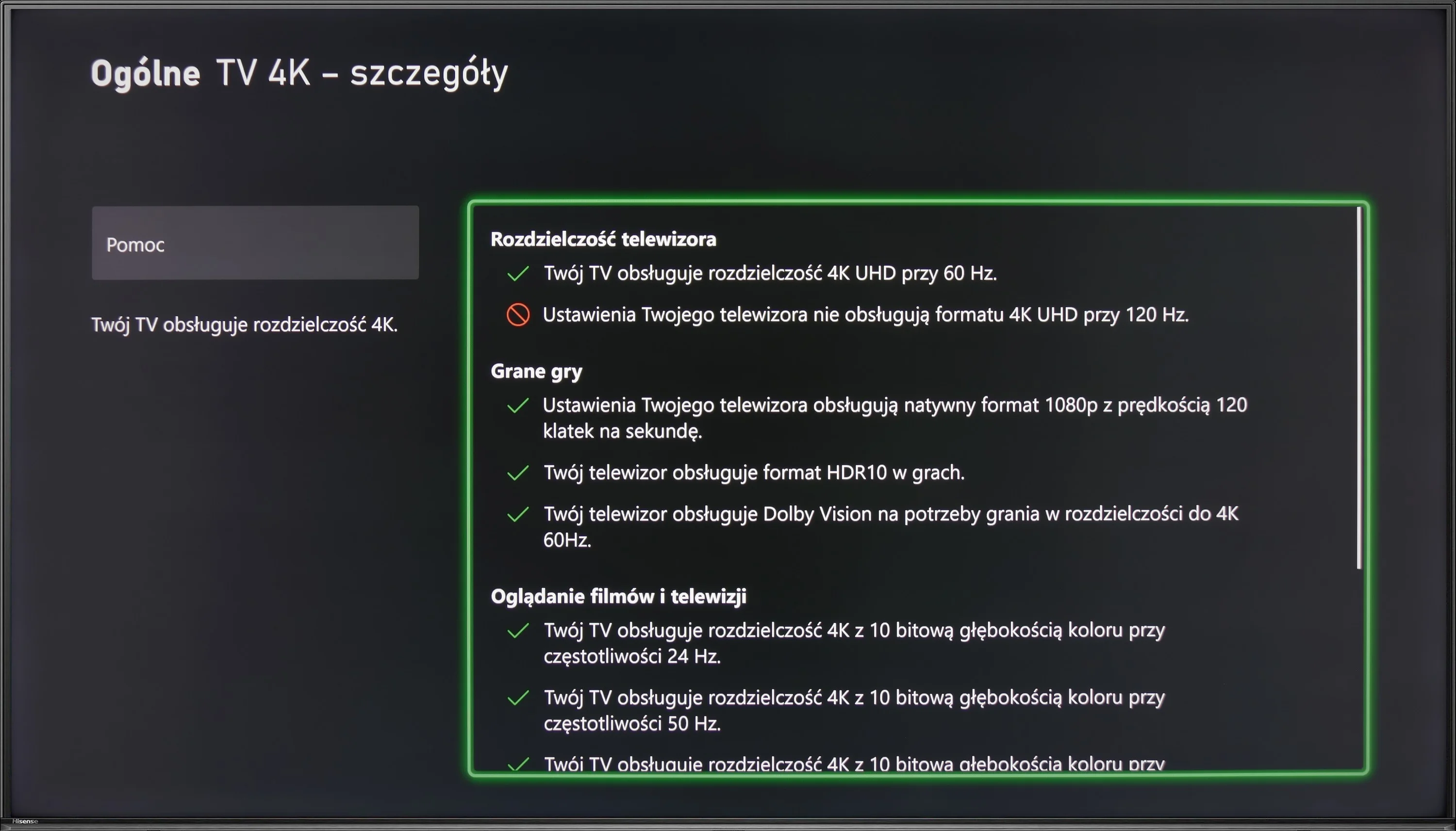 Review Hisense U6NQ Console compatibility and gaming features