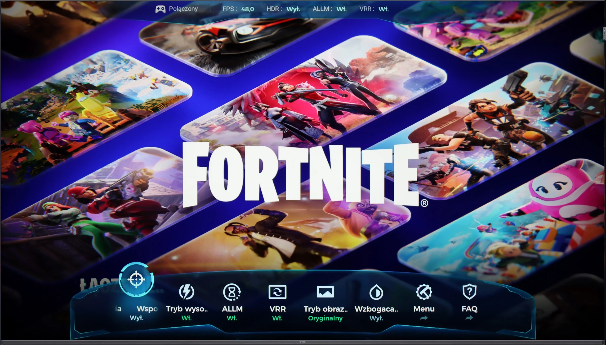 Test TCL C75B Funkcje dla graczy