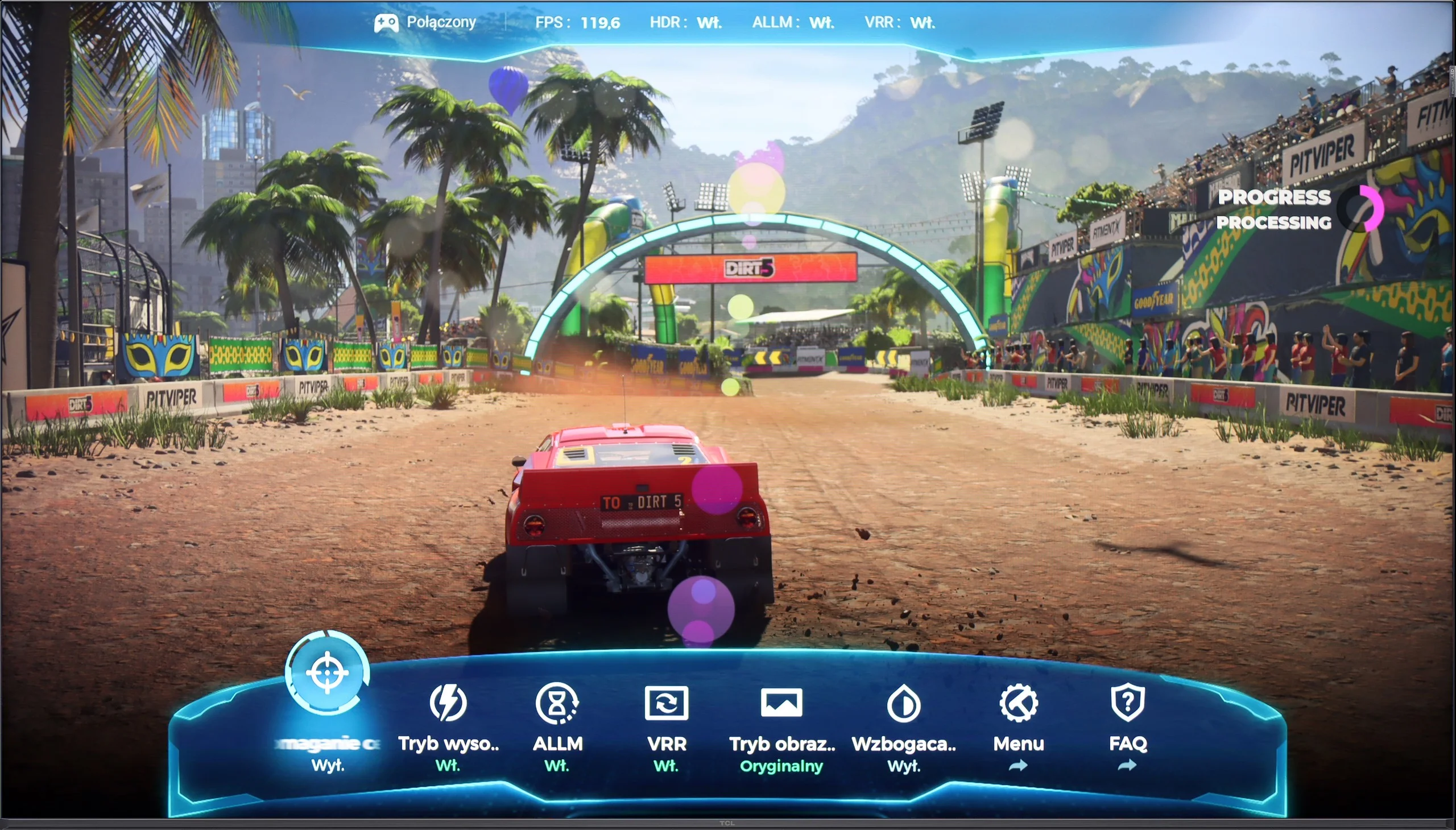 Test TCL C75B Funkcje dla graczy