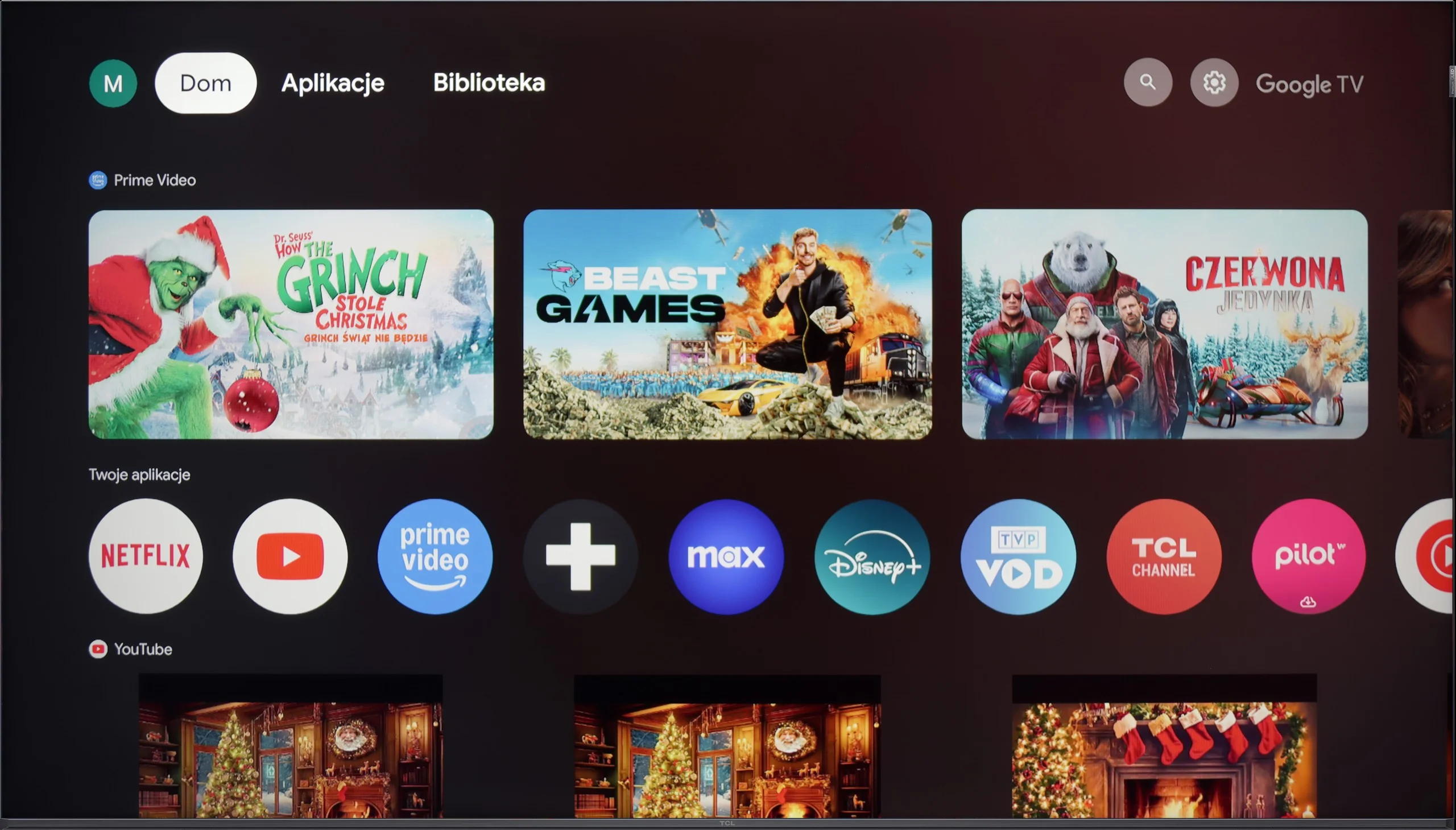 Test TCL C75B Wygląd telewizora