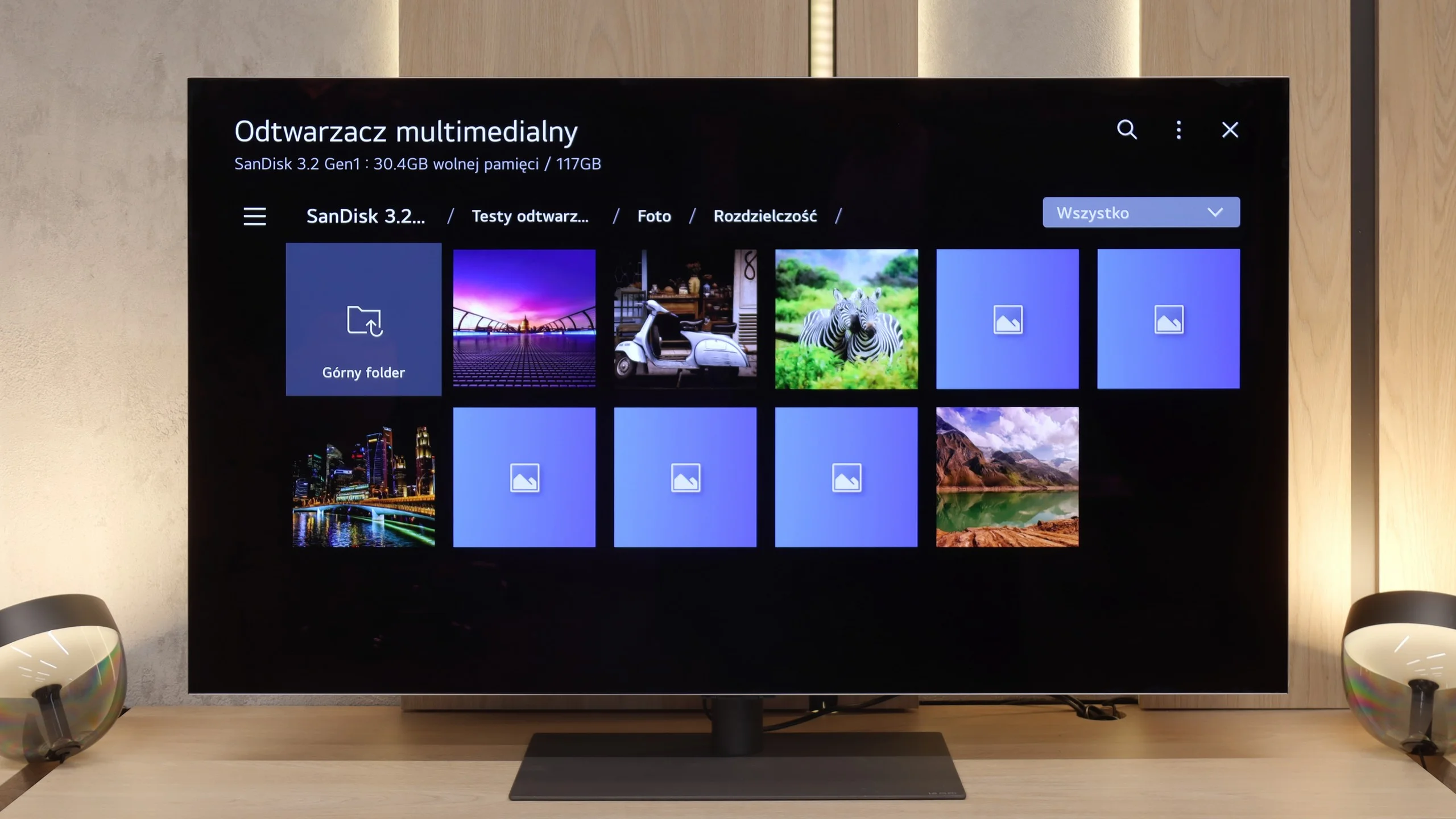 Review LG OLED G5 Appearance of the TV