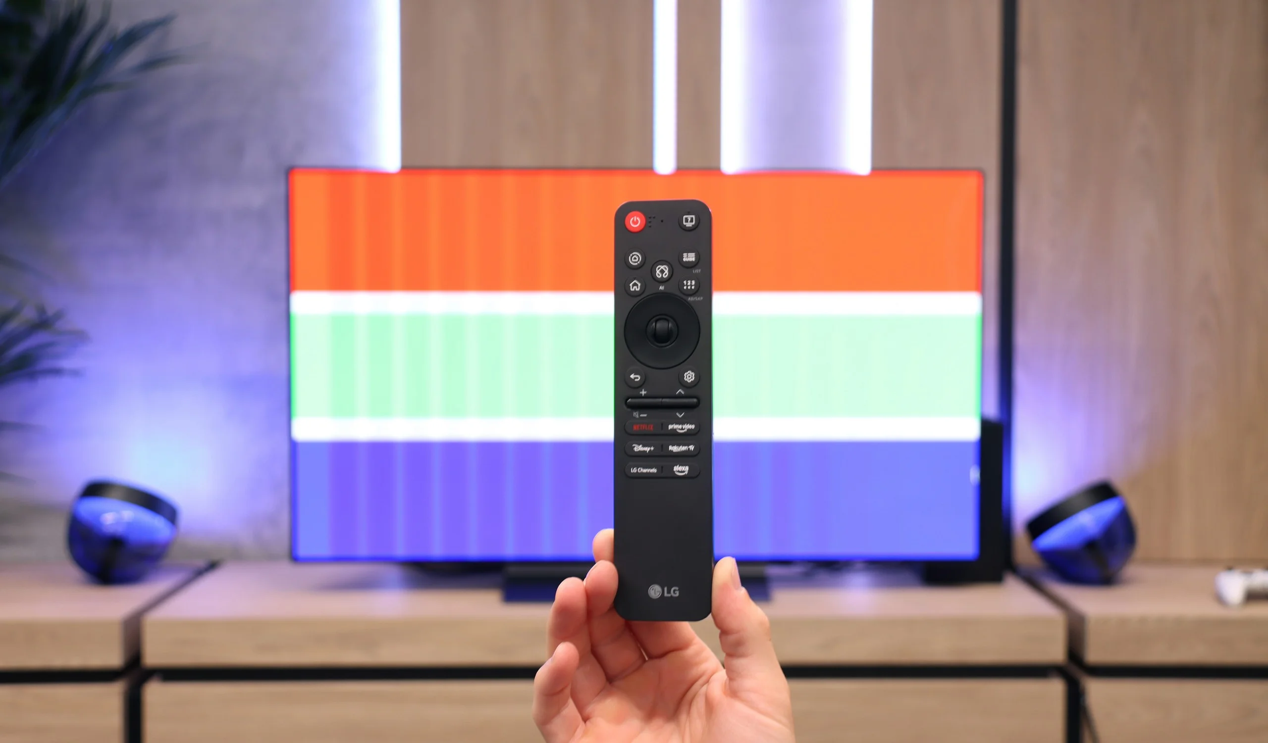 Review LG OLED C5 Appearance of the TV