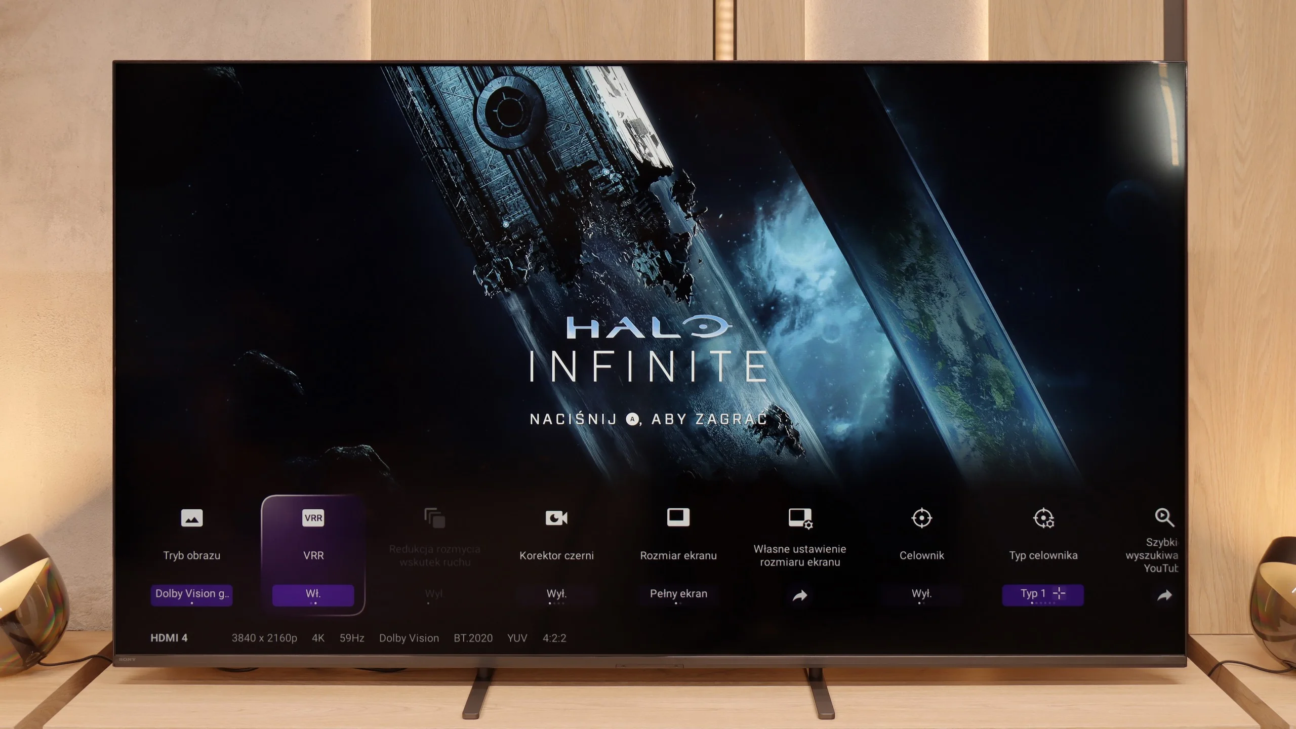 Review Sony BRAVIA 5 (XR5)  Console compatibility and gaming features