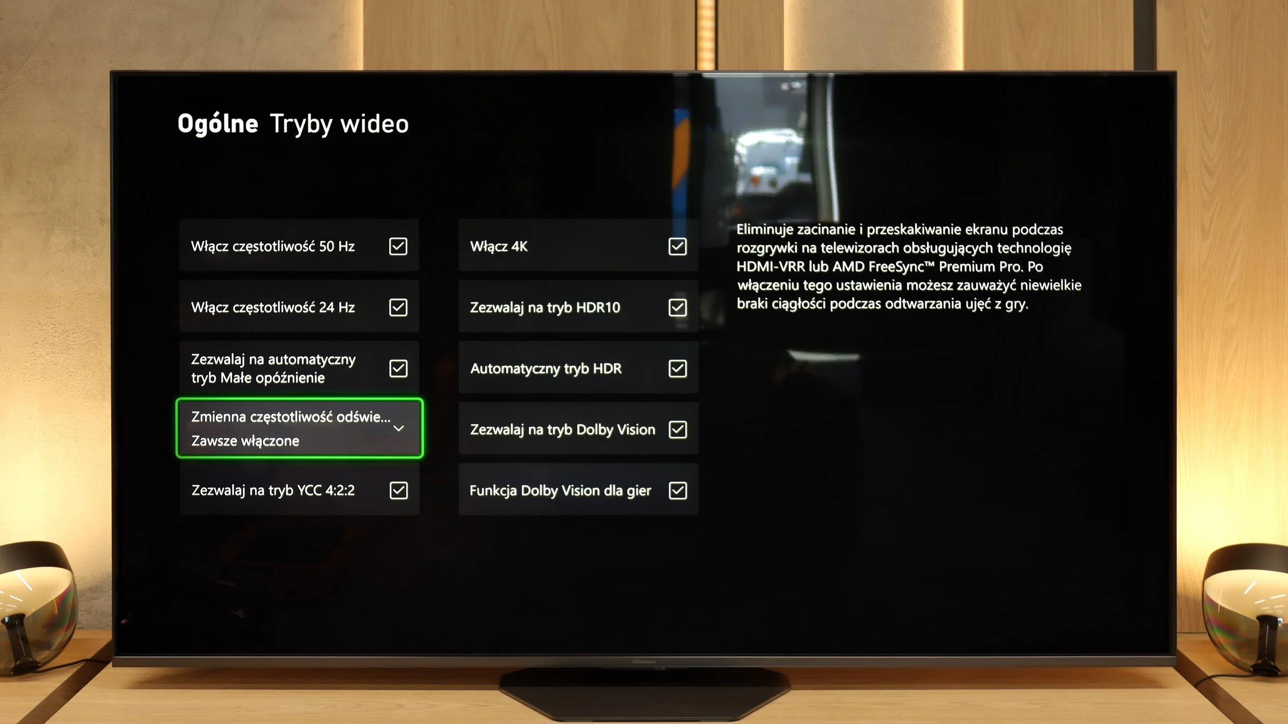 Review Hisense U8Q Console compatibility and gaming features