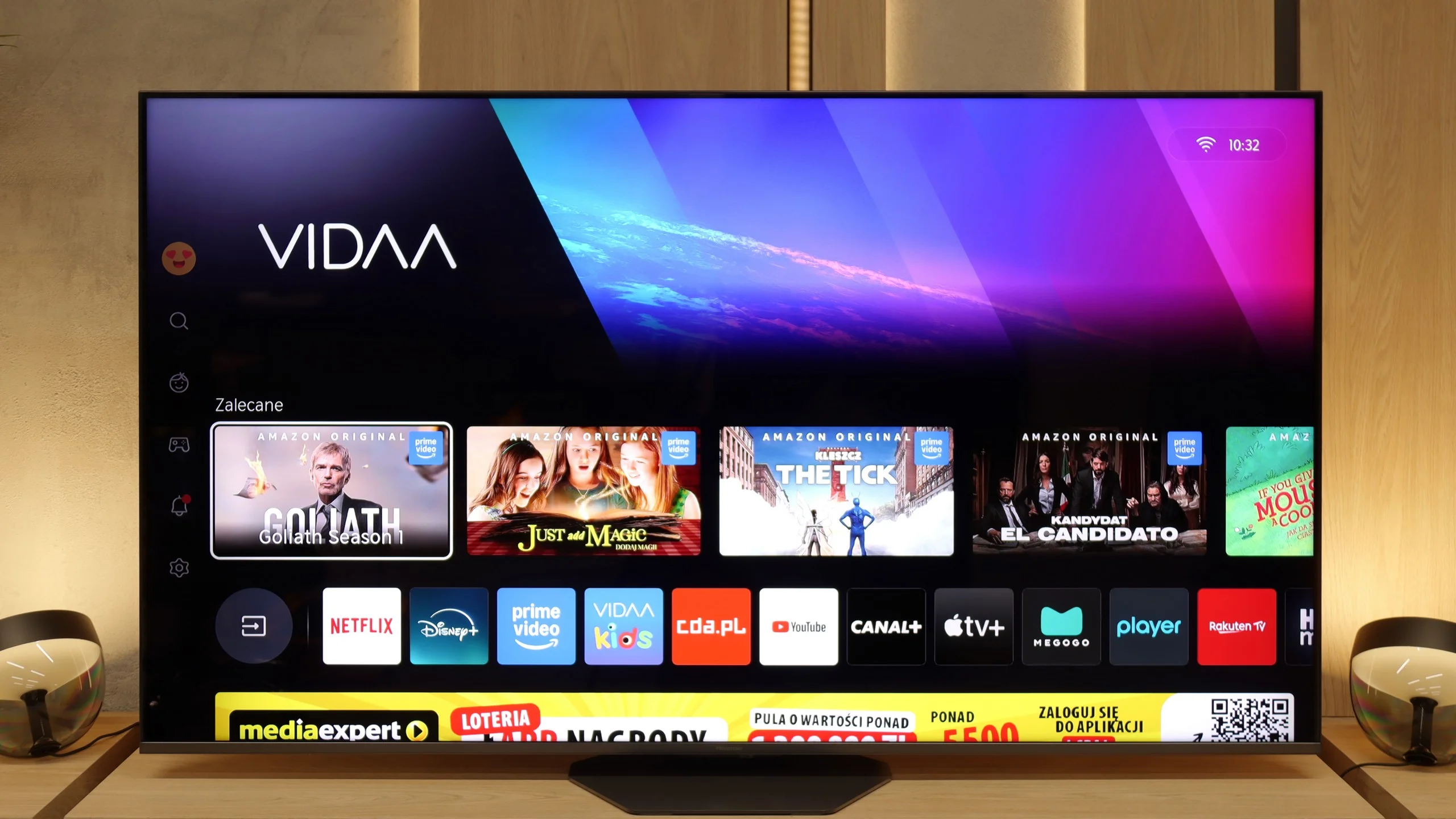 Review Hisense U8Q Appearance of the TV